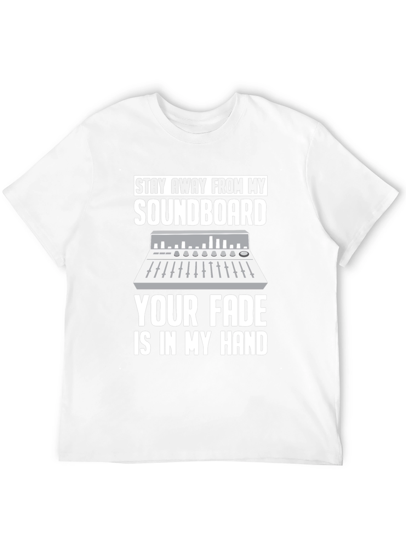 Soundboard DJ Black T-Shirt - Fade In My Hand