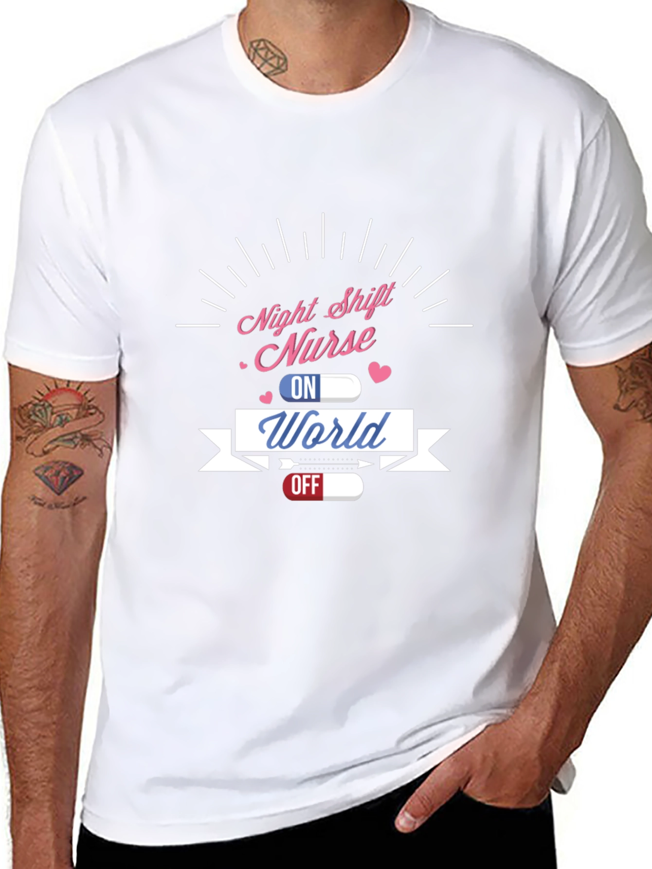 Night Shift Nurse World On Off T-Shirt