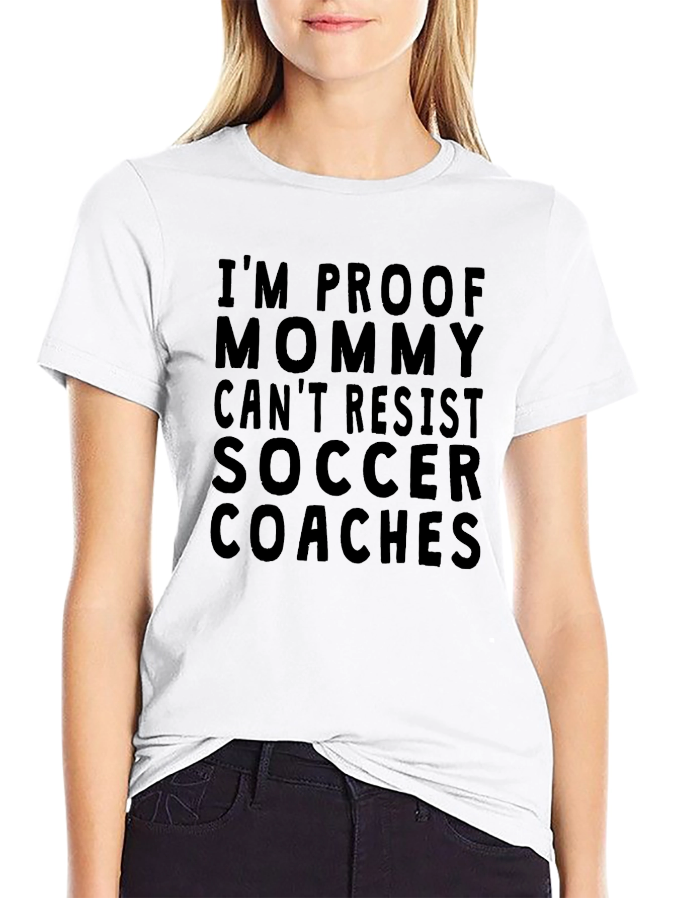 Funny Soccer Coach T-Shirt - Mommy Cant Resist