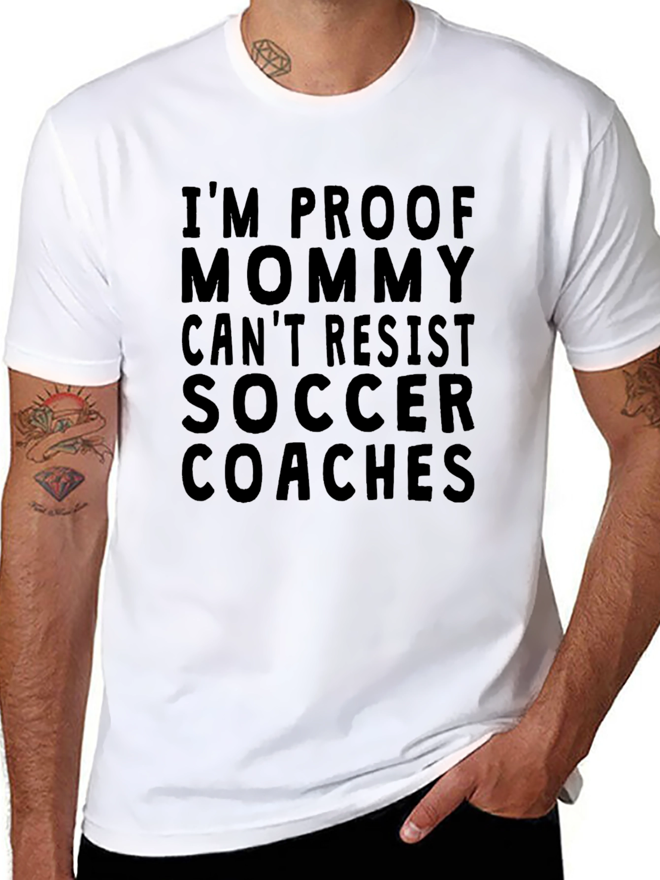 Funny Soccer Coach T-Shirt - Mommy Cant Resist