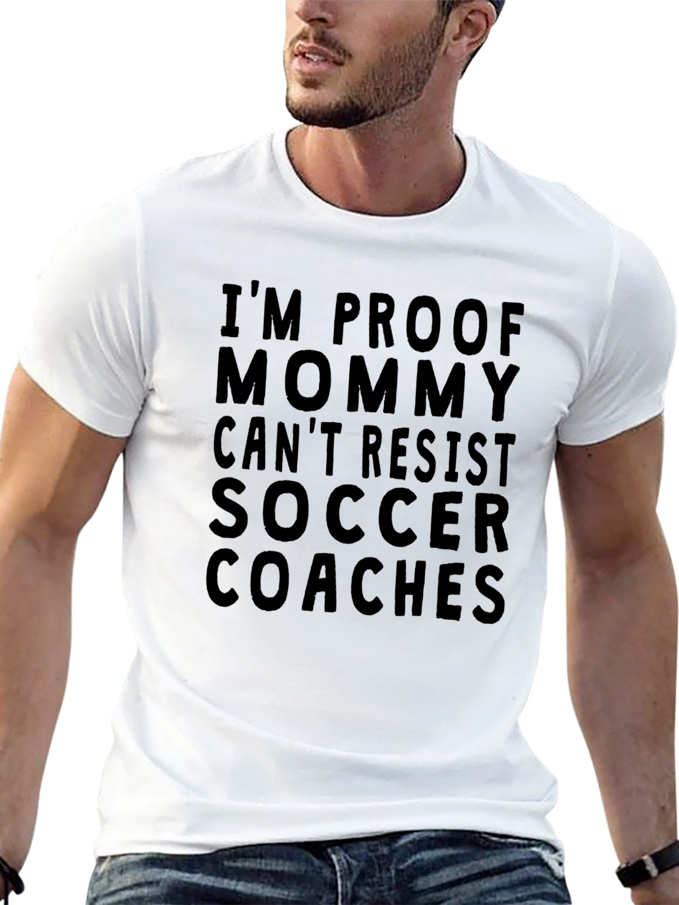 Funny Soccer Coach T-Shirt - Mommy Cant Resist