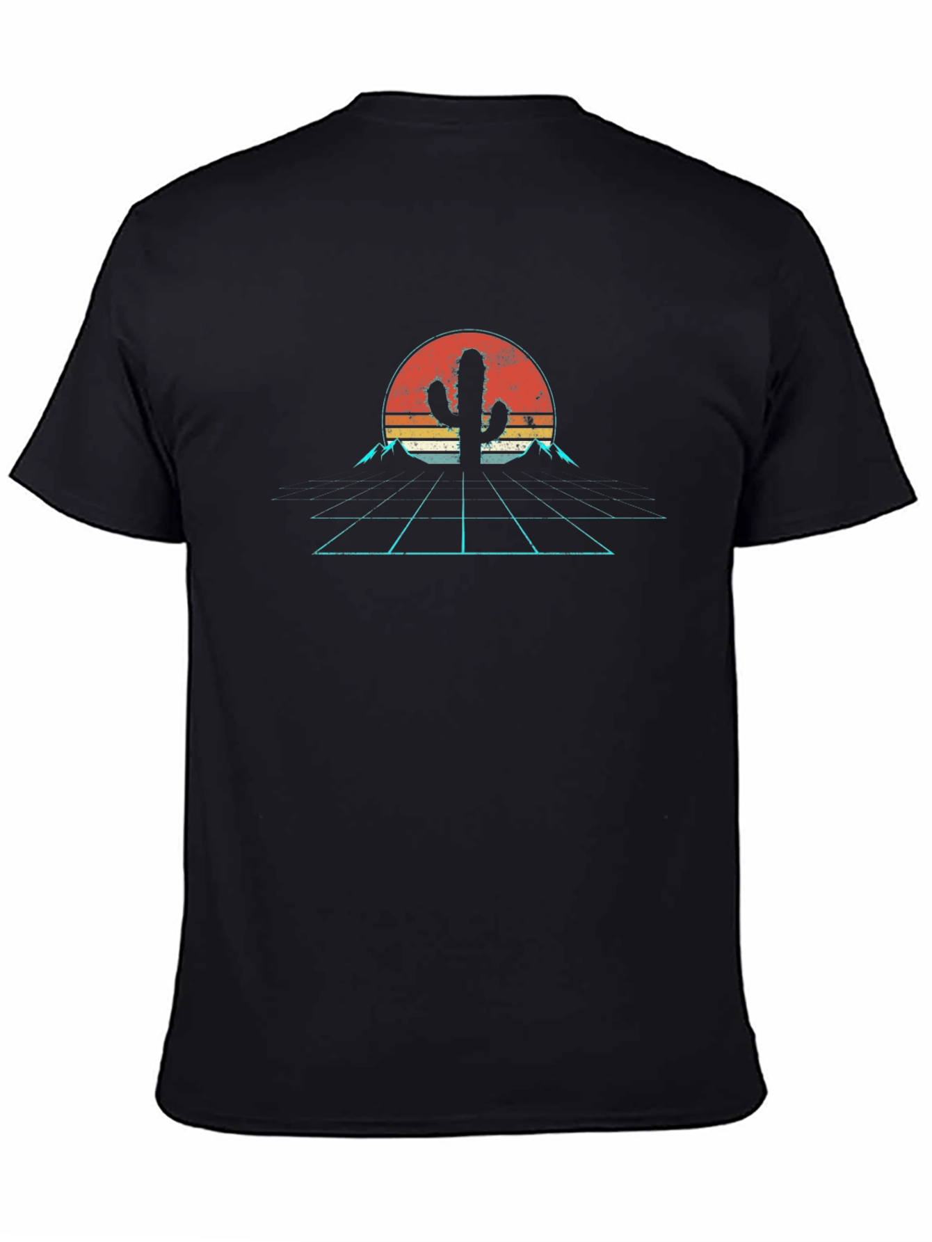 Retro Desert Cactus Graphic T-Shirt