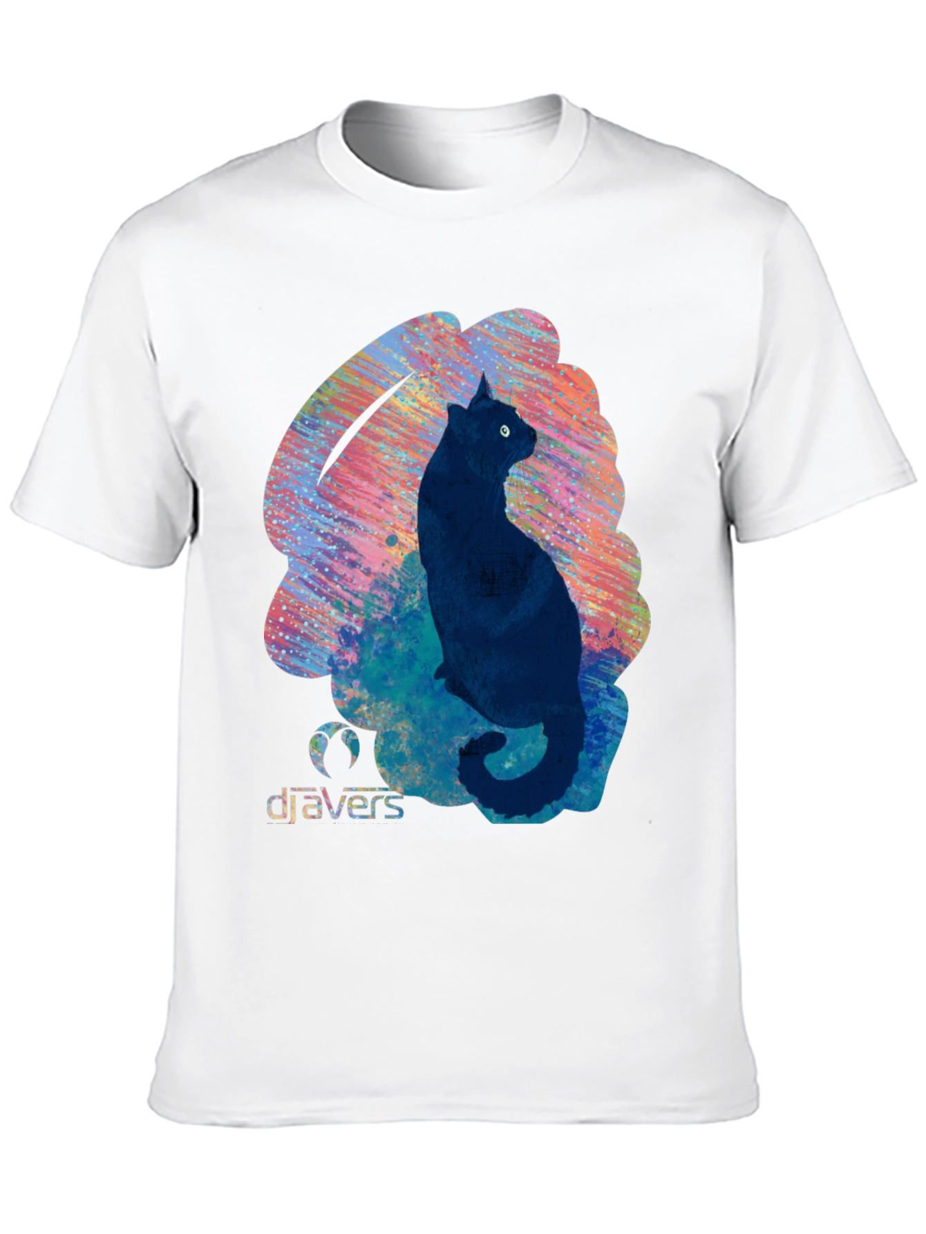 Cat Graphic Tee - Cool Artistic Design