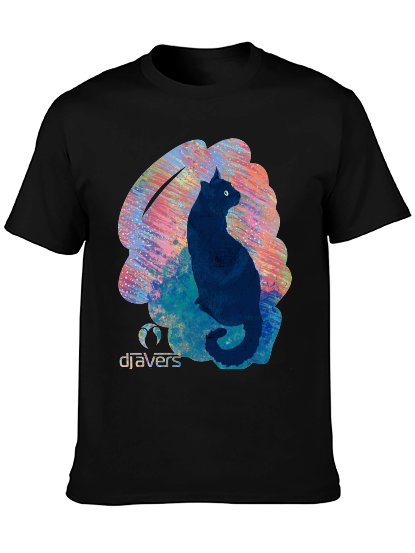 Cat Graphic Tee - Cool Artistic Design