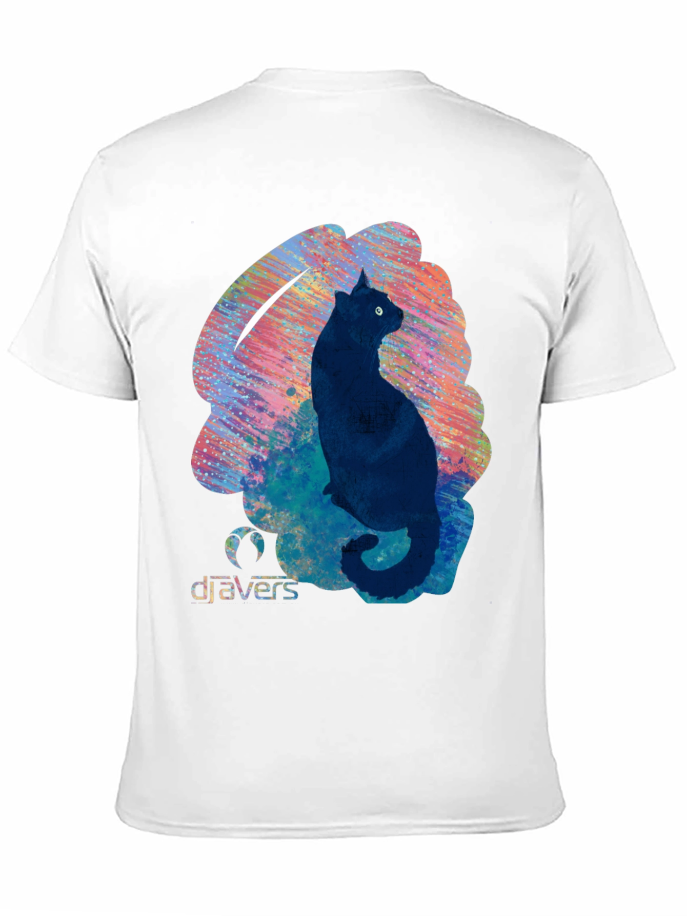 Cat Graphic Tee - Cool Artistic Design