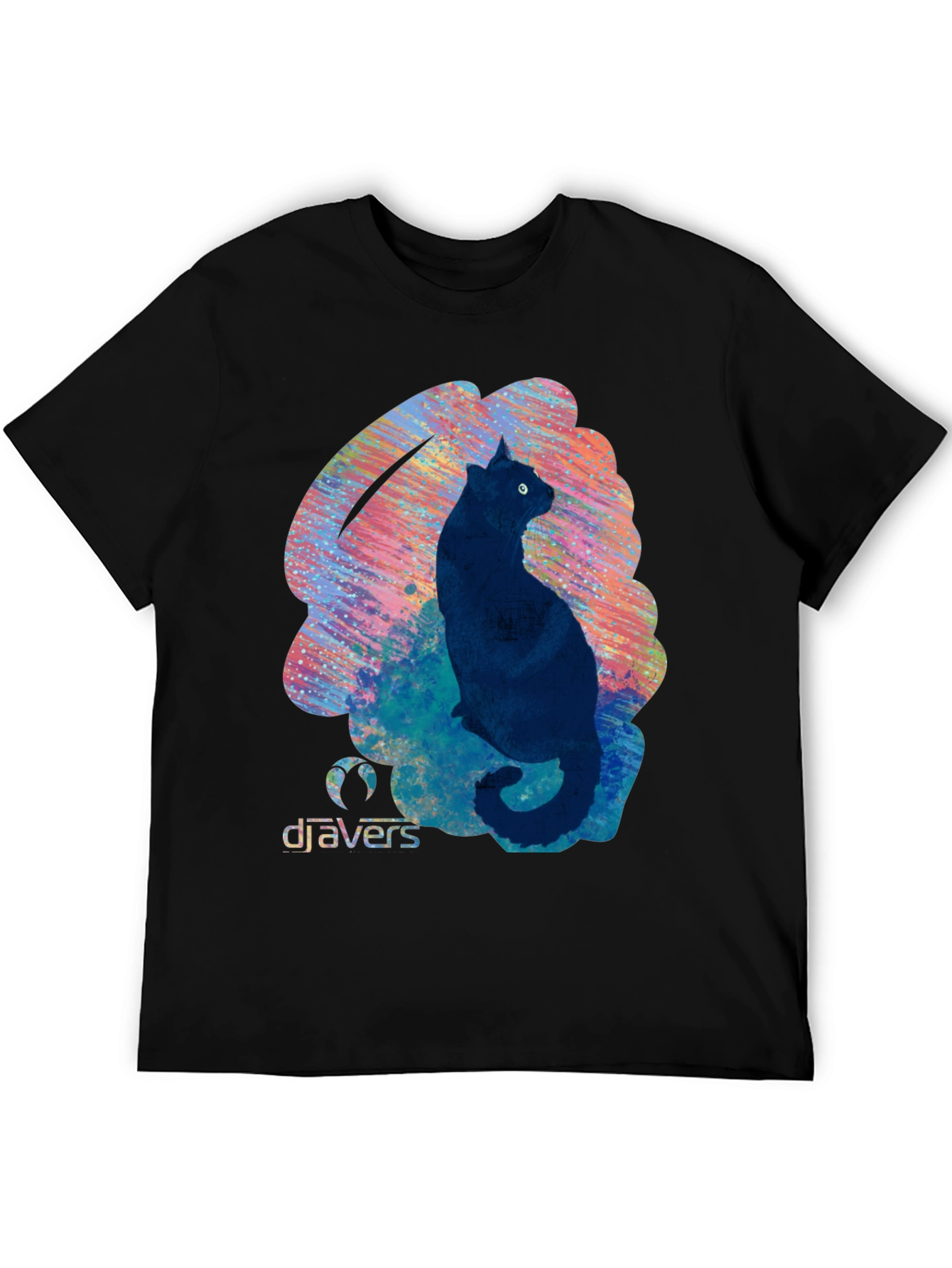 Cat Graphic Tee - Cool Artistic Design