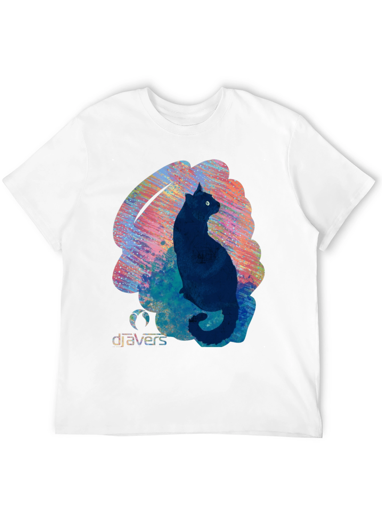 Cat Graphic Tee - Cool Artistic Design