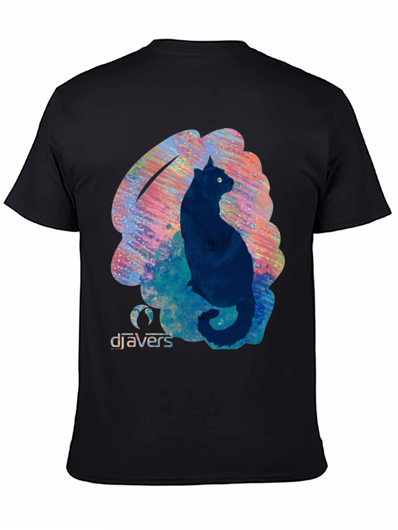 Cat Graphic Tee - Cool Artistic Design