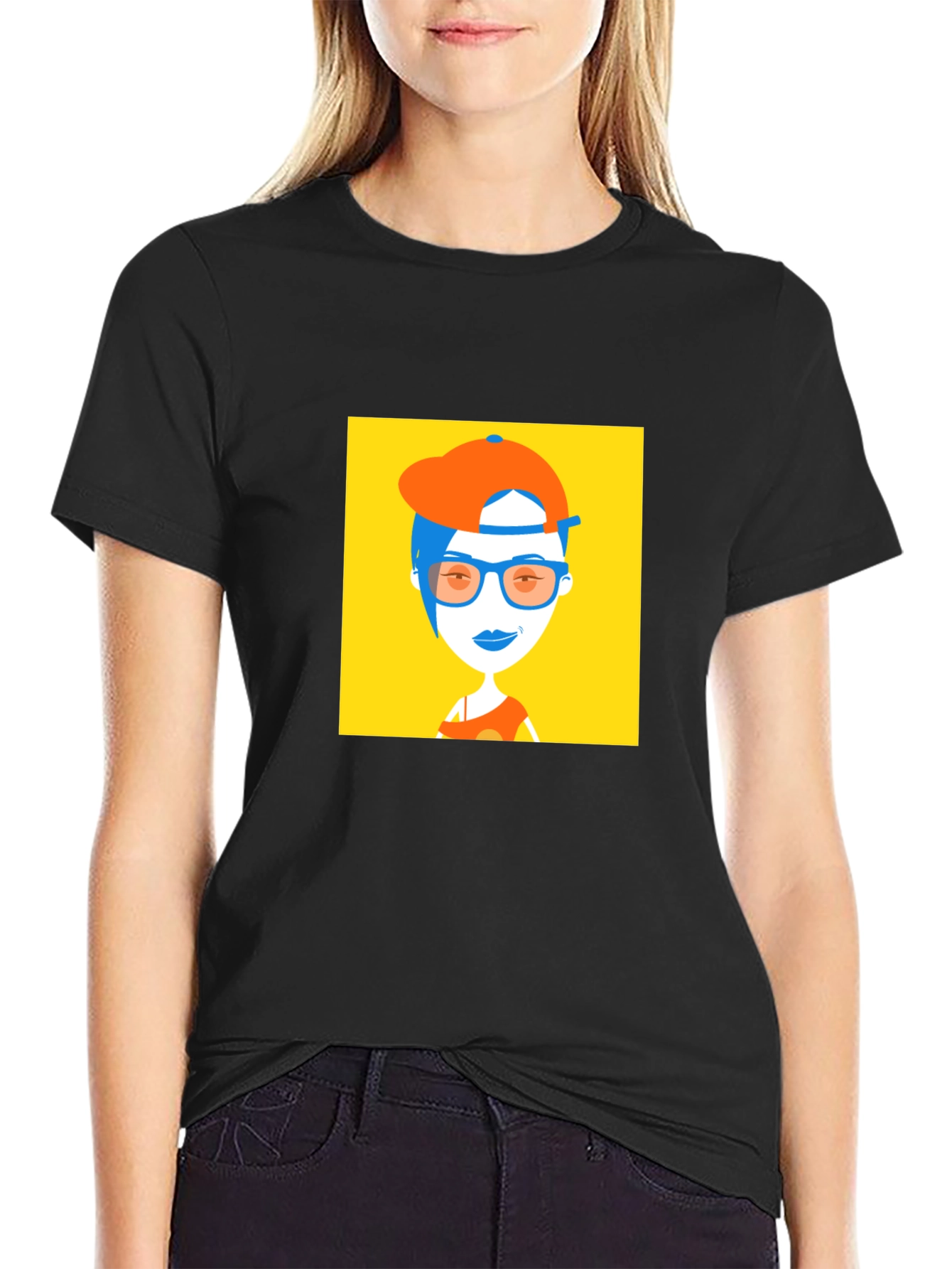 Trendy Cartoon Graphic Tee - Unisex Casual Wear