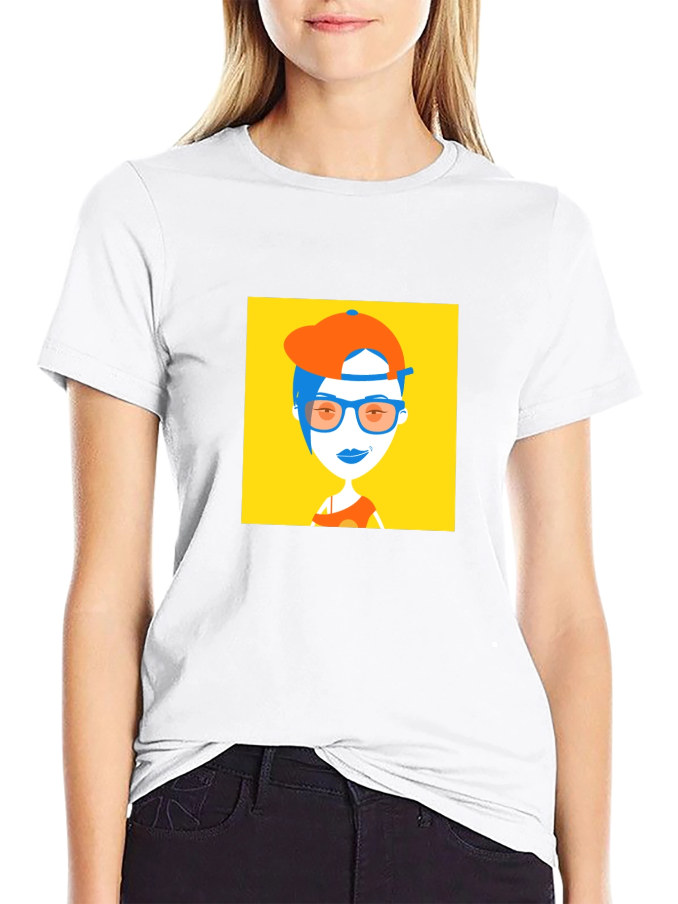 Trendy Cartoon Graphic Tee - Unisex Casual Wear