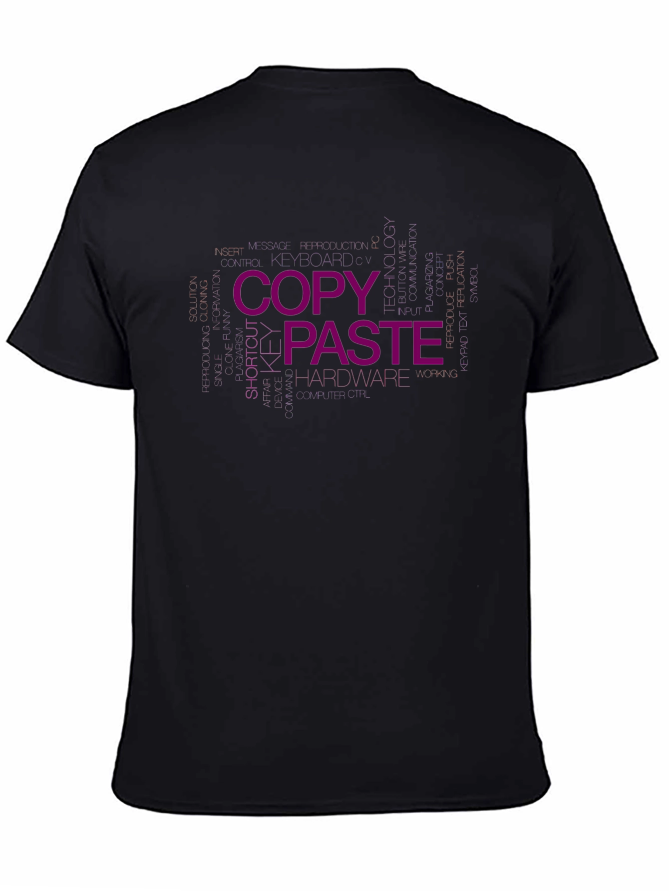 Copy Paste Graphic T-Shirt - Coding Humor Tee