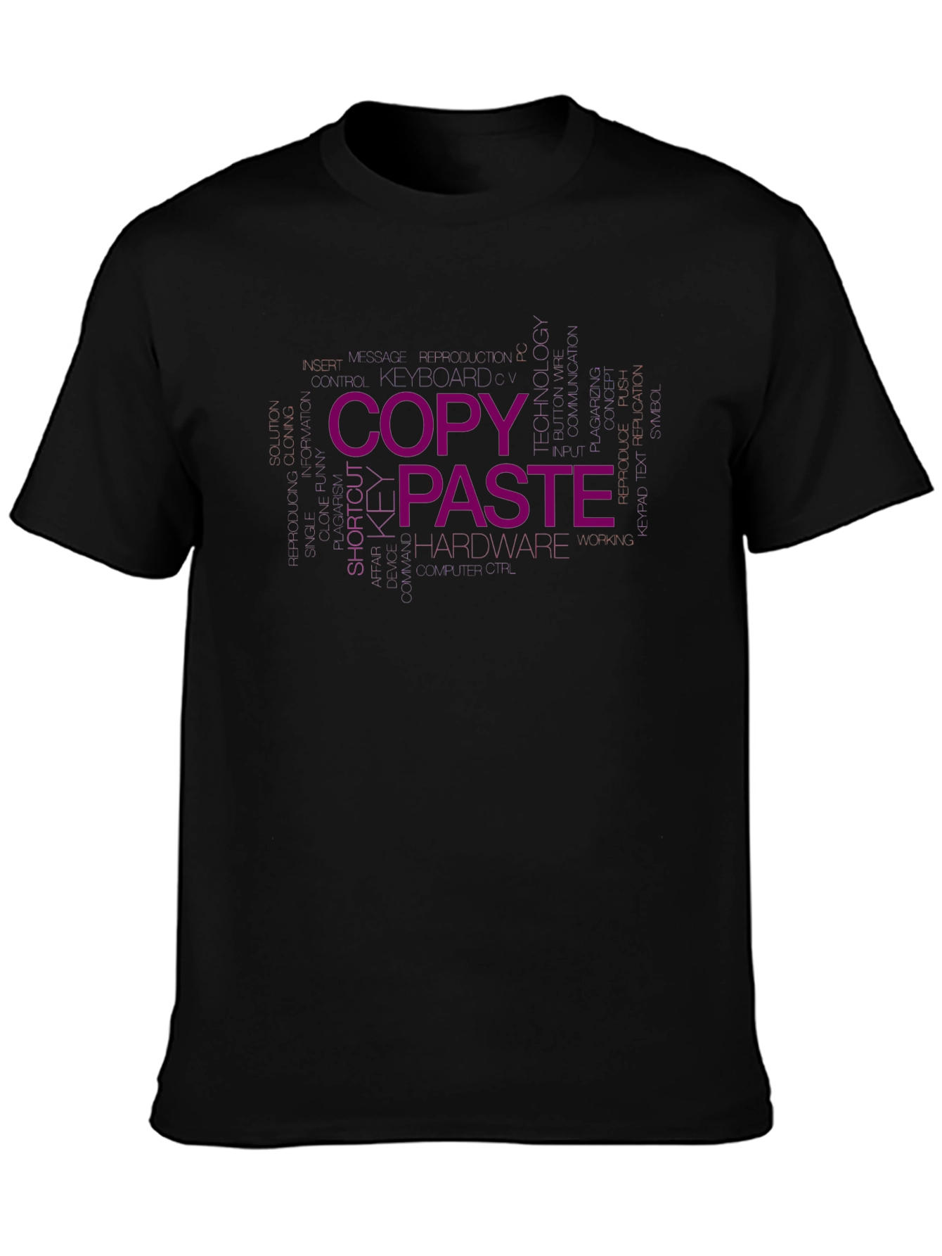 Copy Paste Graphic T-Shirt - Coding Humor Tee