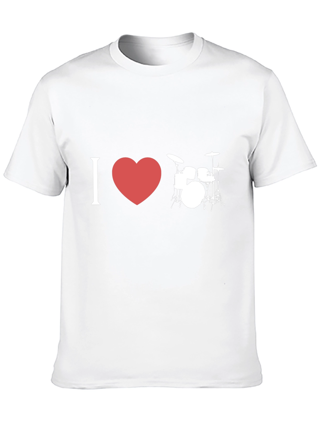 I Love Drums Graphic T-Shirt