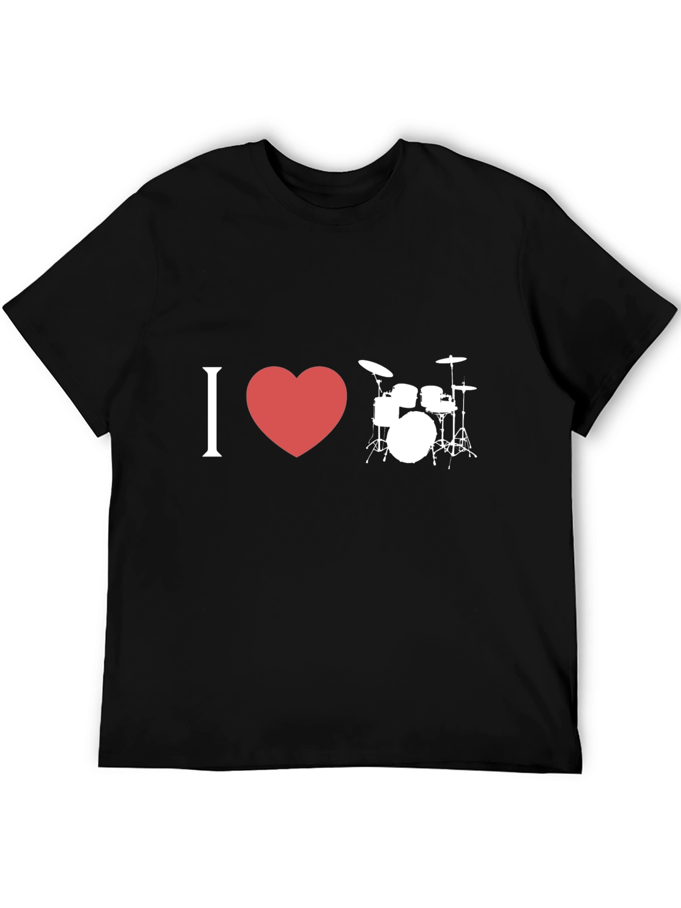 I Love Drums Graphic T-Shirt