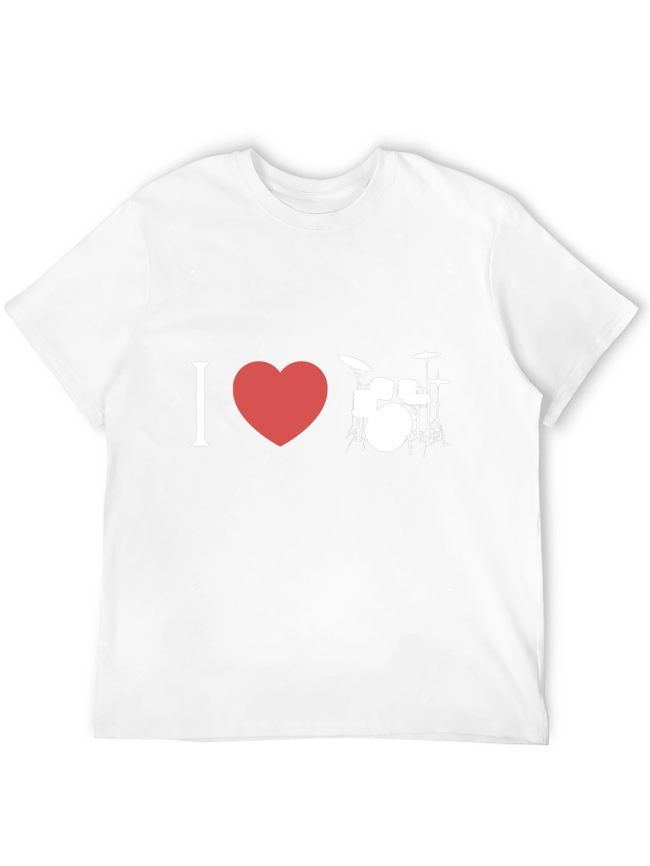 I Love Drums Graphic T-Shirt