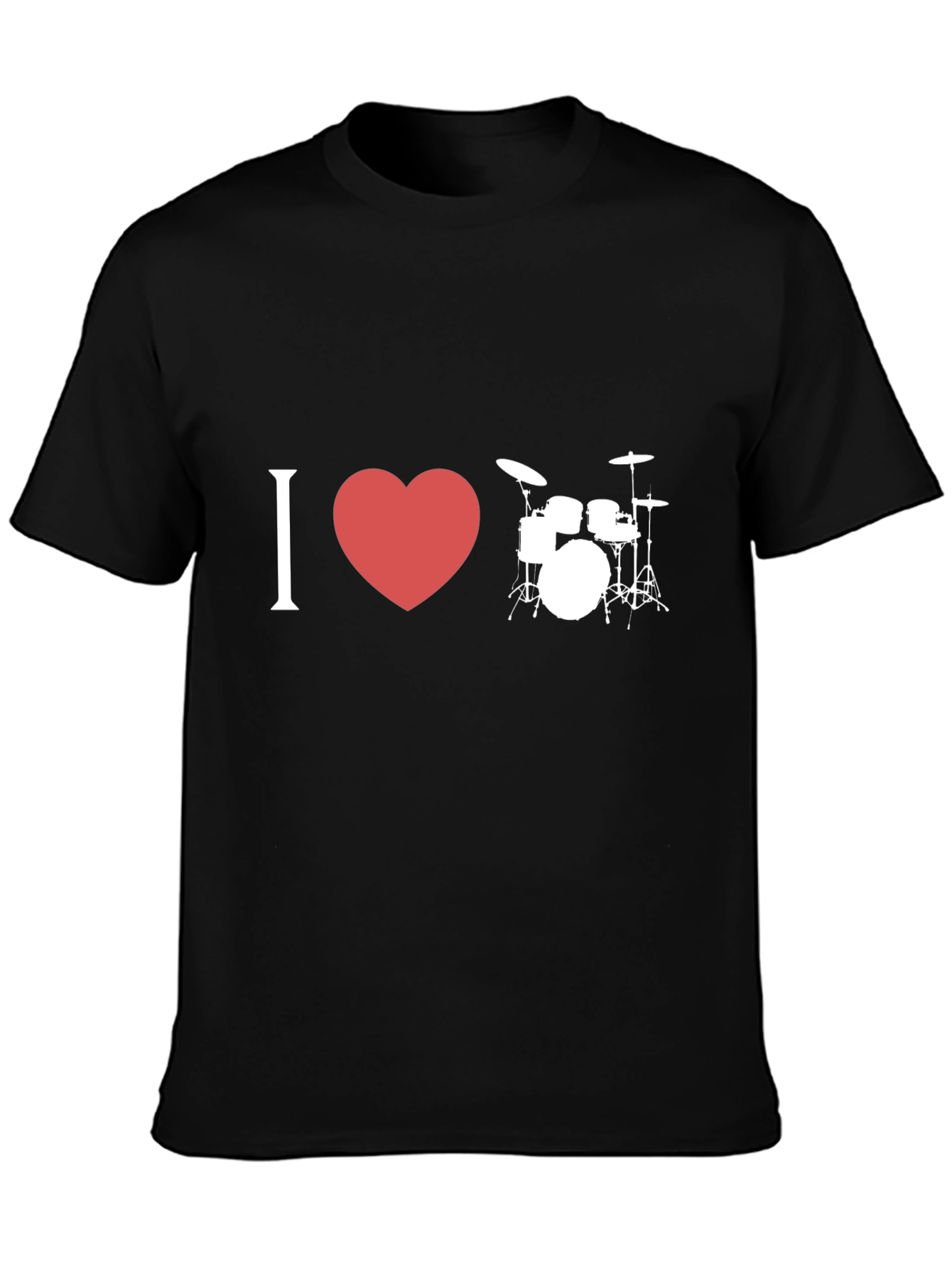 I Love Drums Graphic T-Shirt