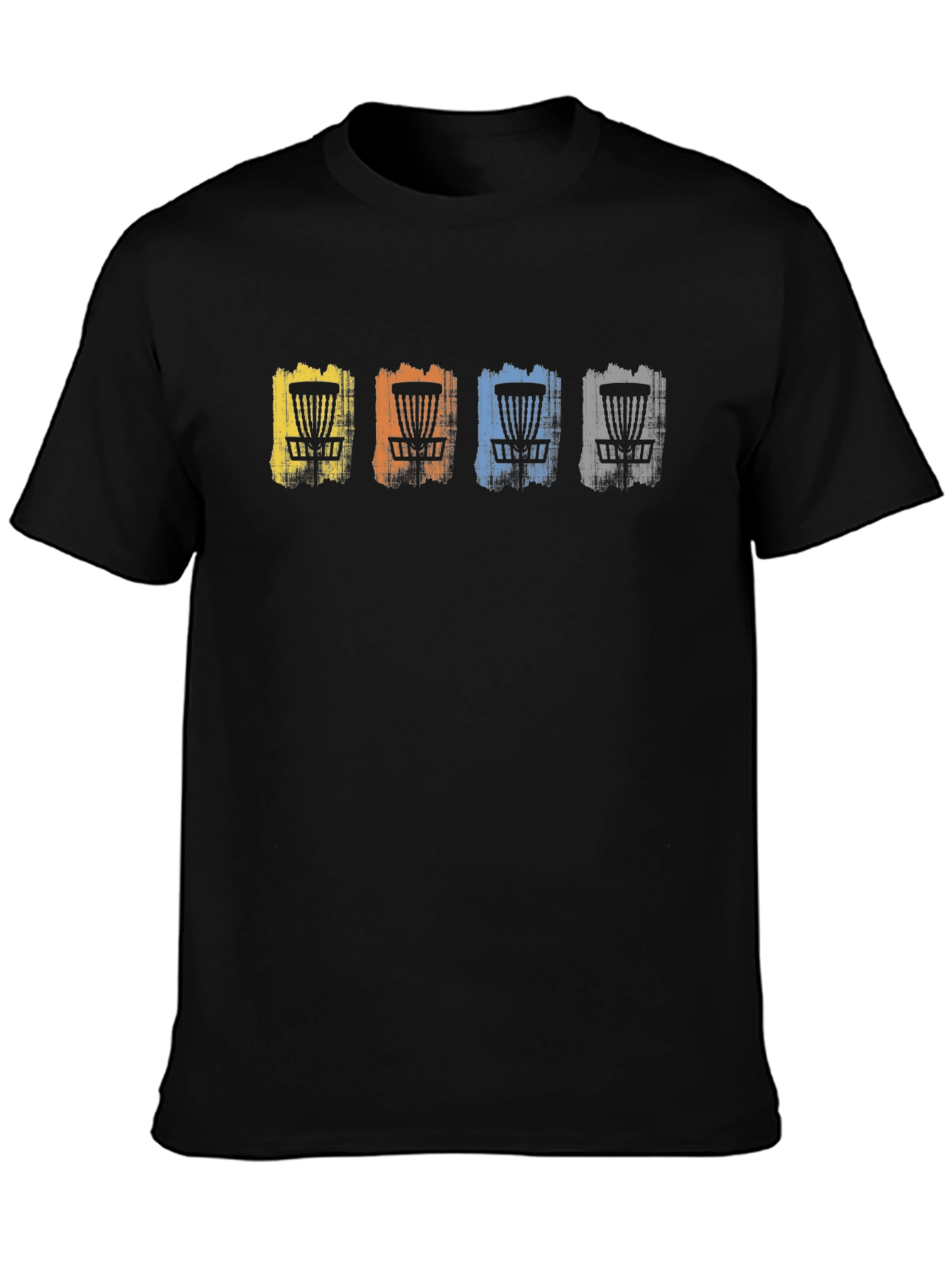Disc Golf Basket T-Shirt - Casual Graphic Tee