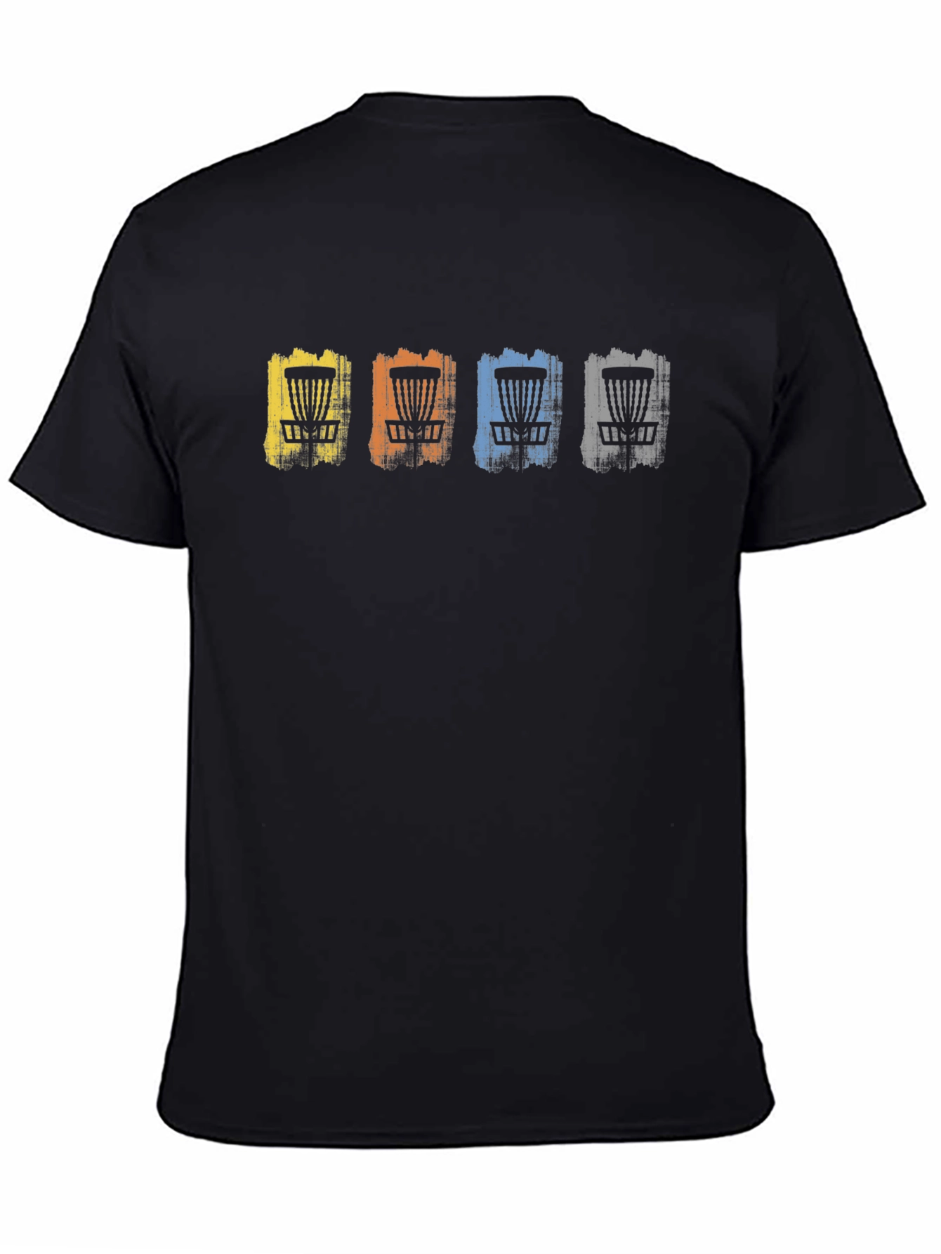 Disc Golf Basket T-Shirt - Casual Graphic Tee