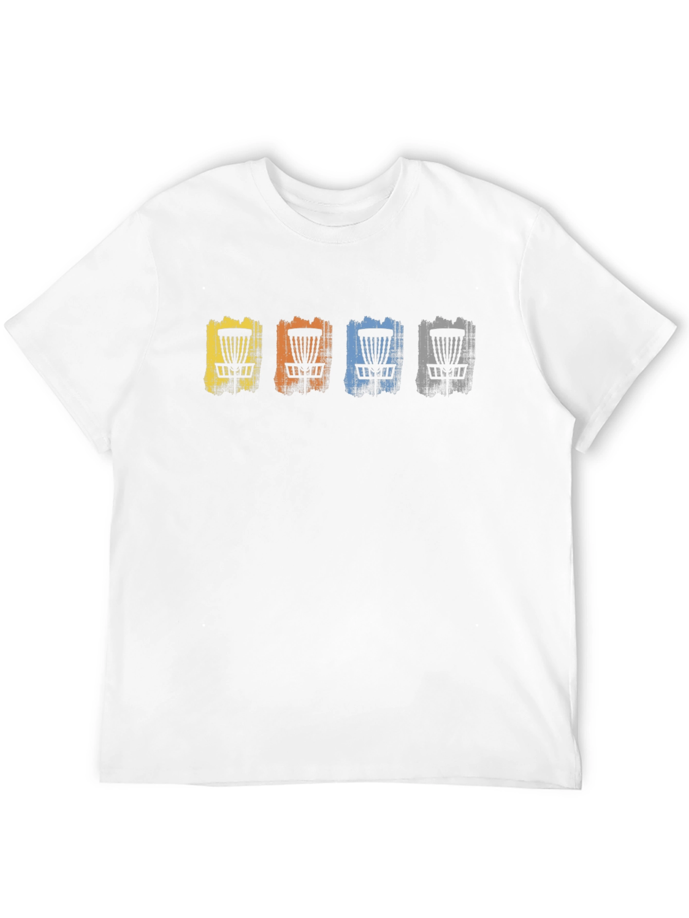 Disc Golf Basket T-Shirt - Casual Graphic Tee