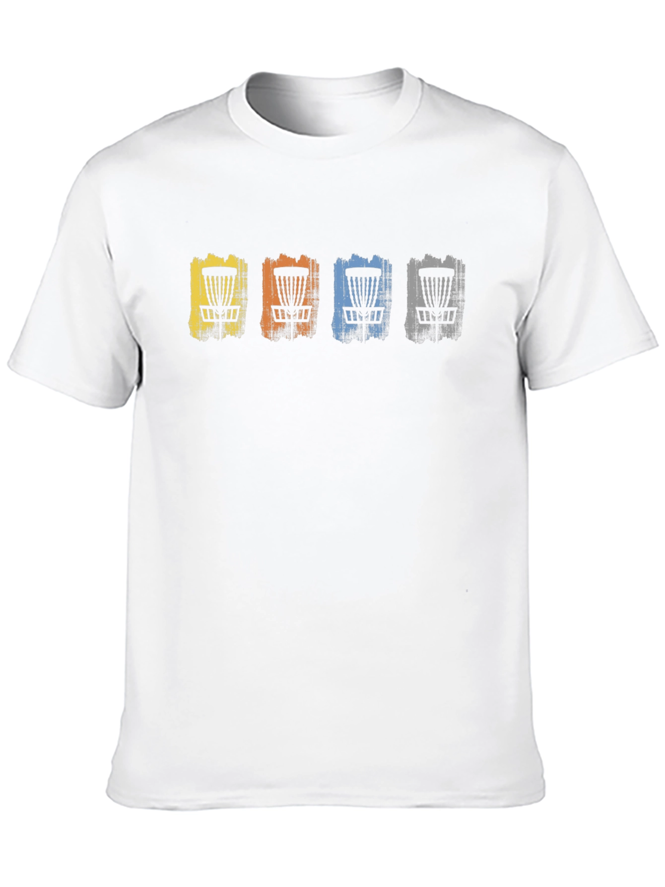Disc Golf Basket T-Shirt - Casual Graphic Tee