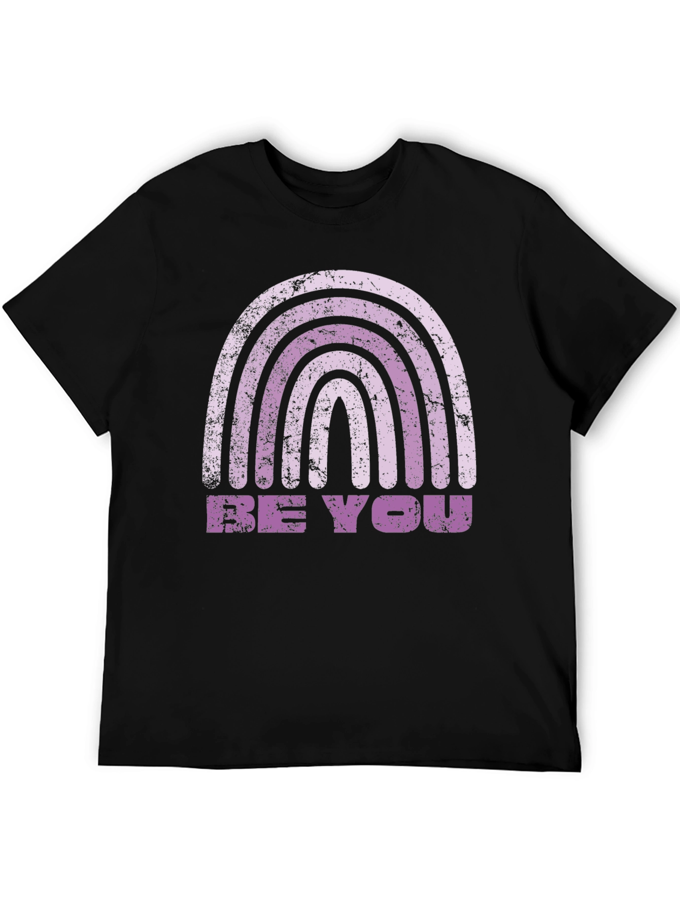 Be You Rainbow Tee - Black