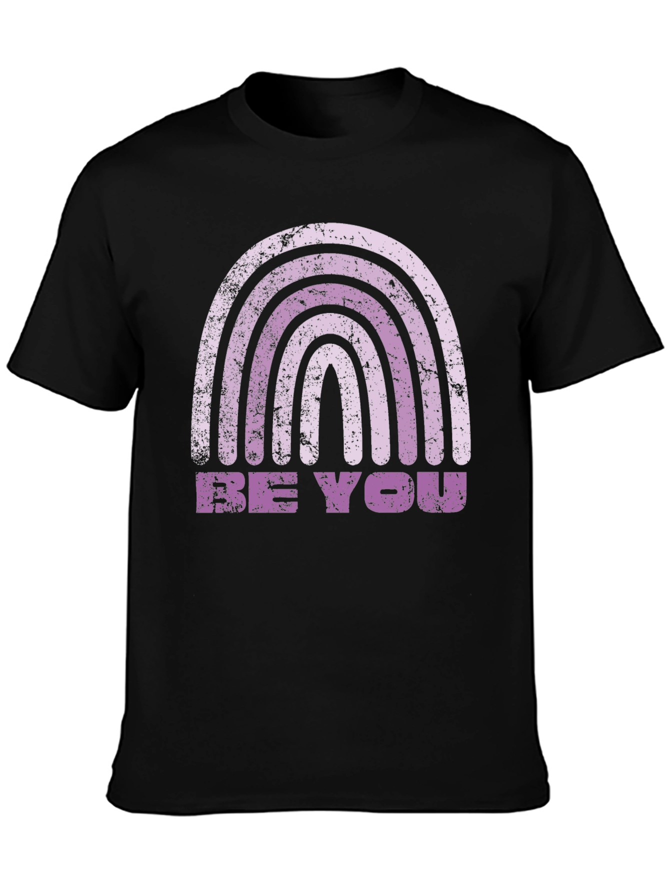 Be You Rainbow Tee - Black