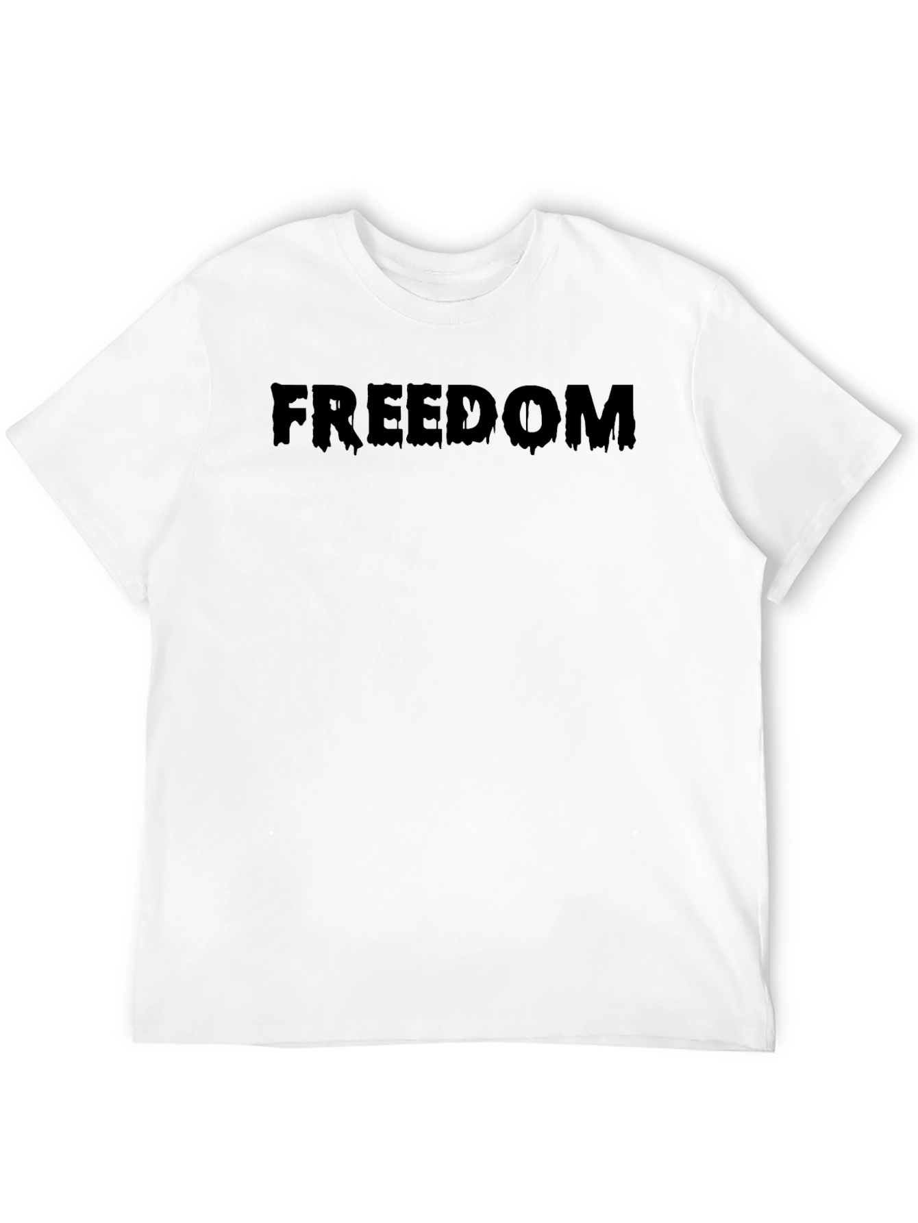 Freedom Graphic Black Tee - Mens