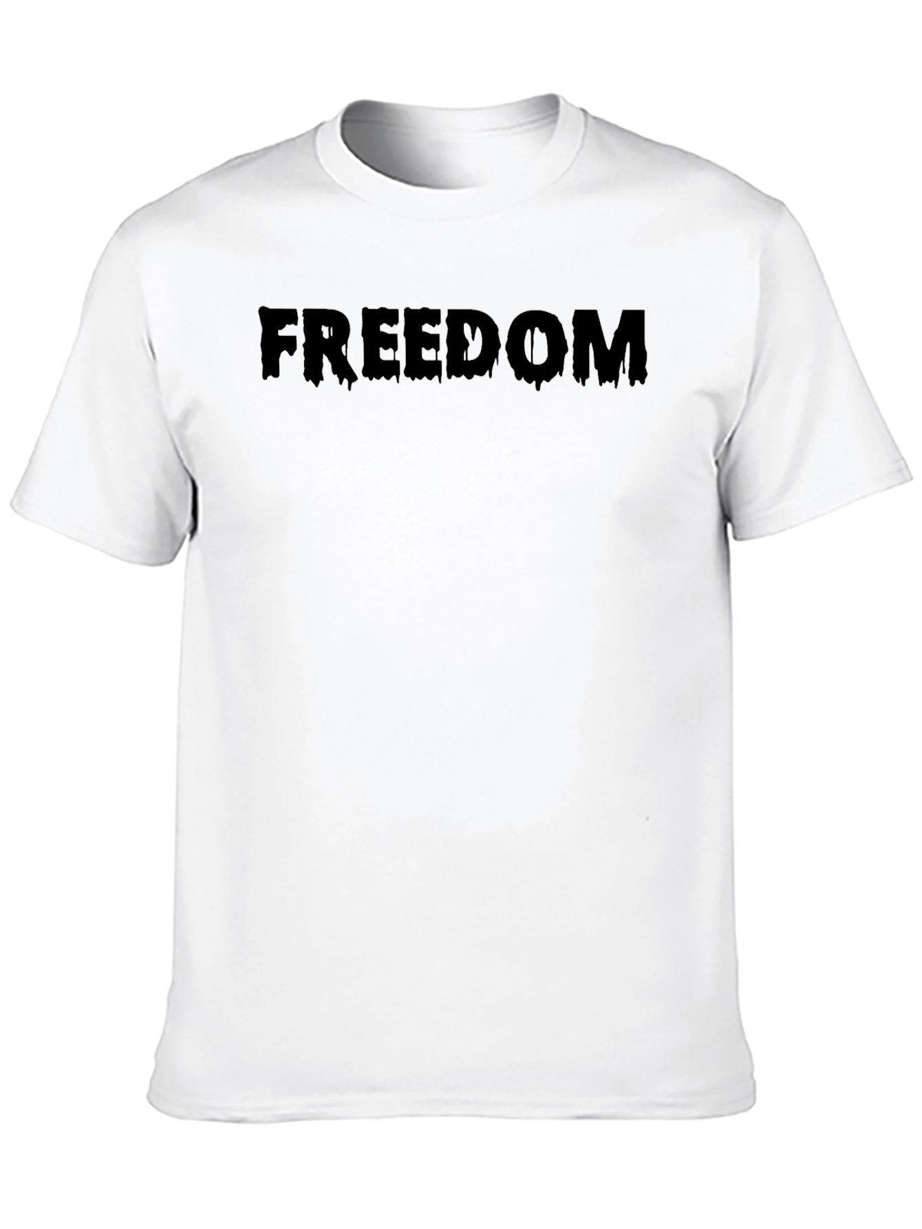 Freedom Graphic Black Tee - Mens