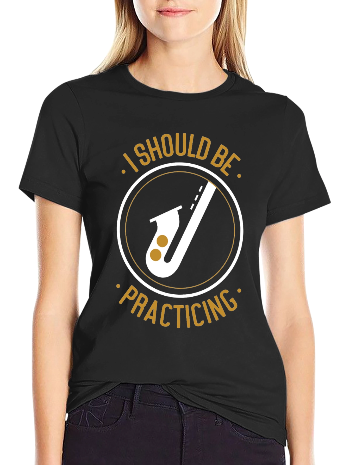 I Should Be Practicing Saxophone T-Shirt