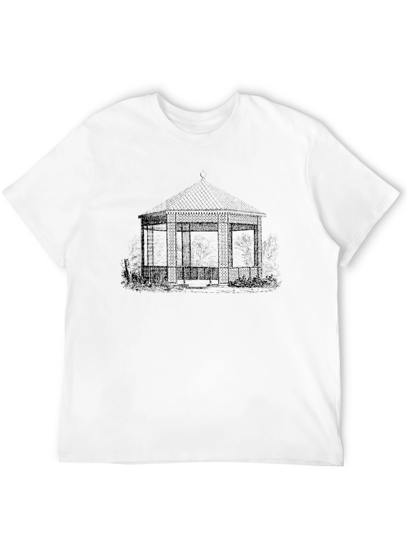 Gazebo Graphic Black Tee