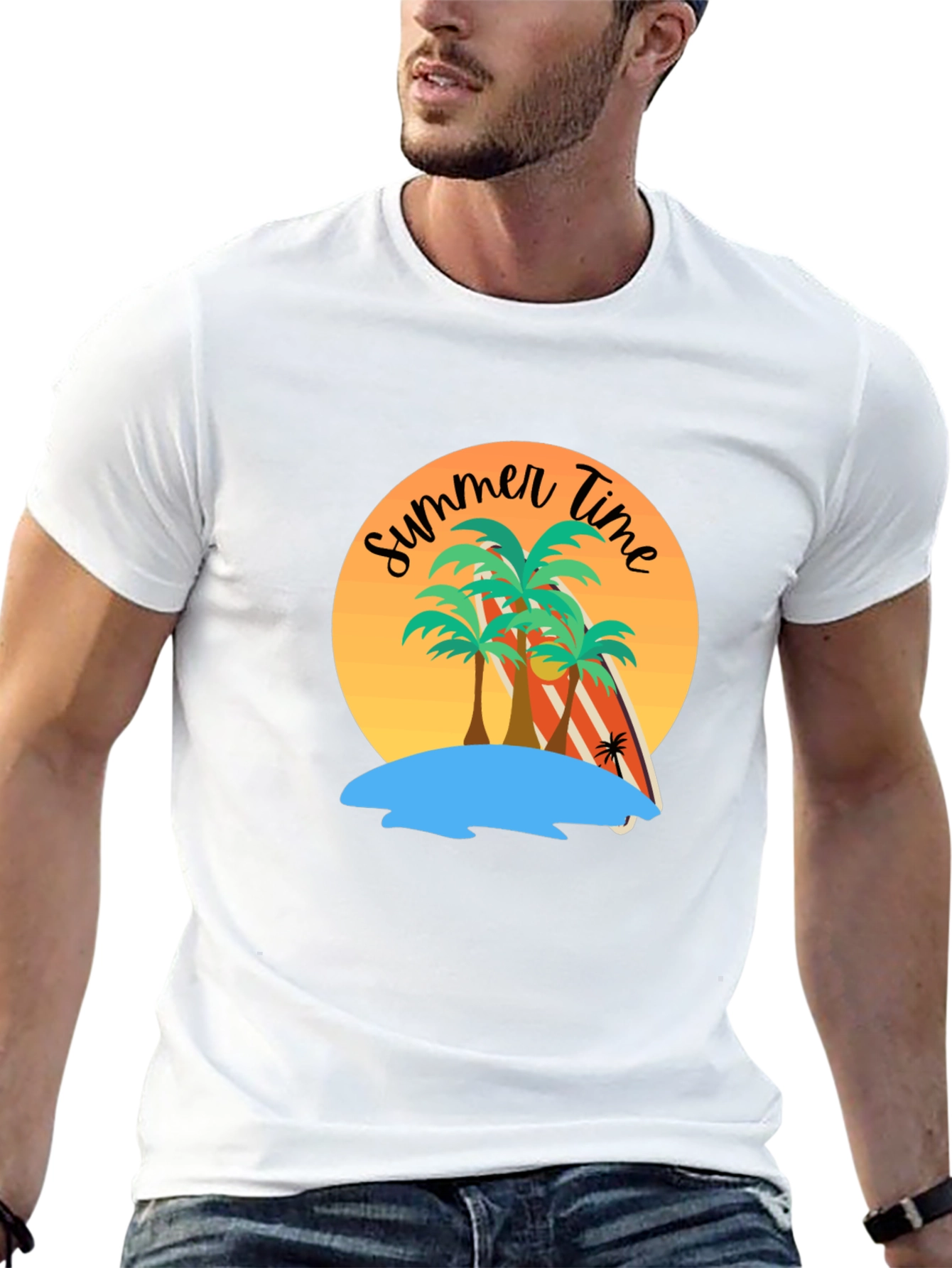 Summer Time Graphic Tee - Beach Vibes