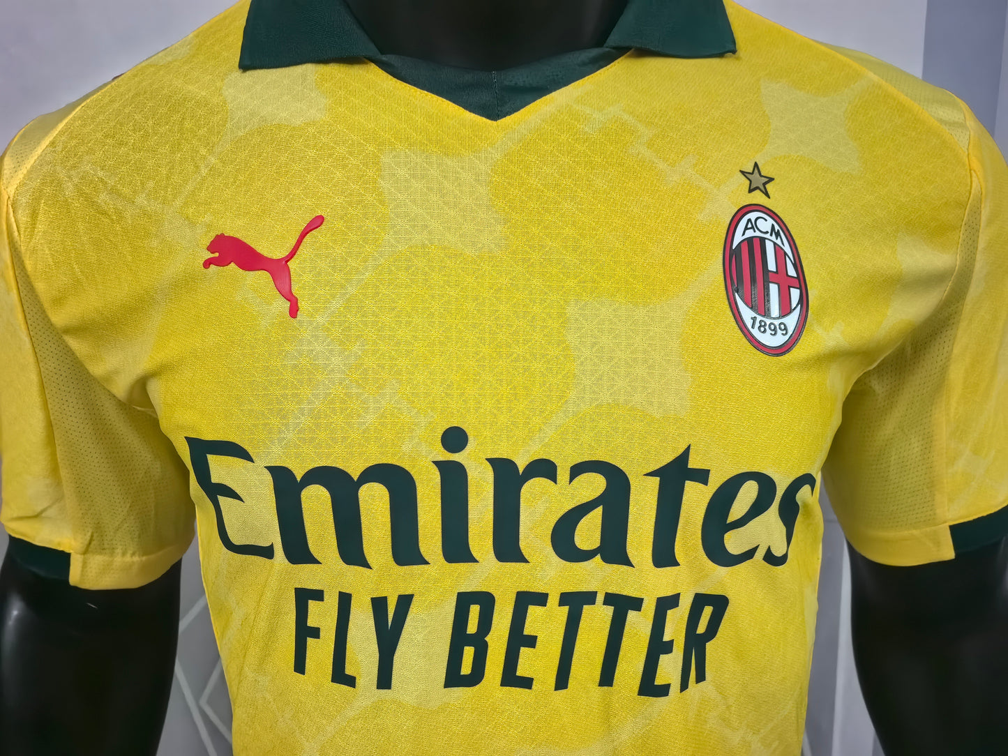 AC Milan 25-26 Yellow Player Version Soccer Jersey