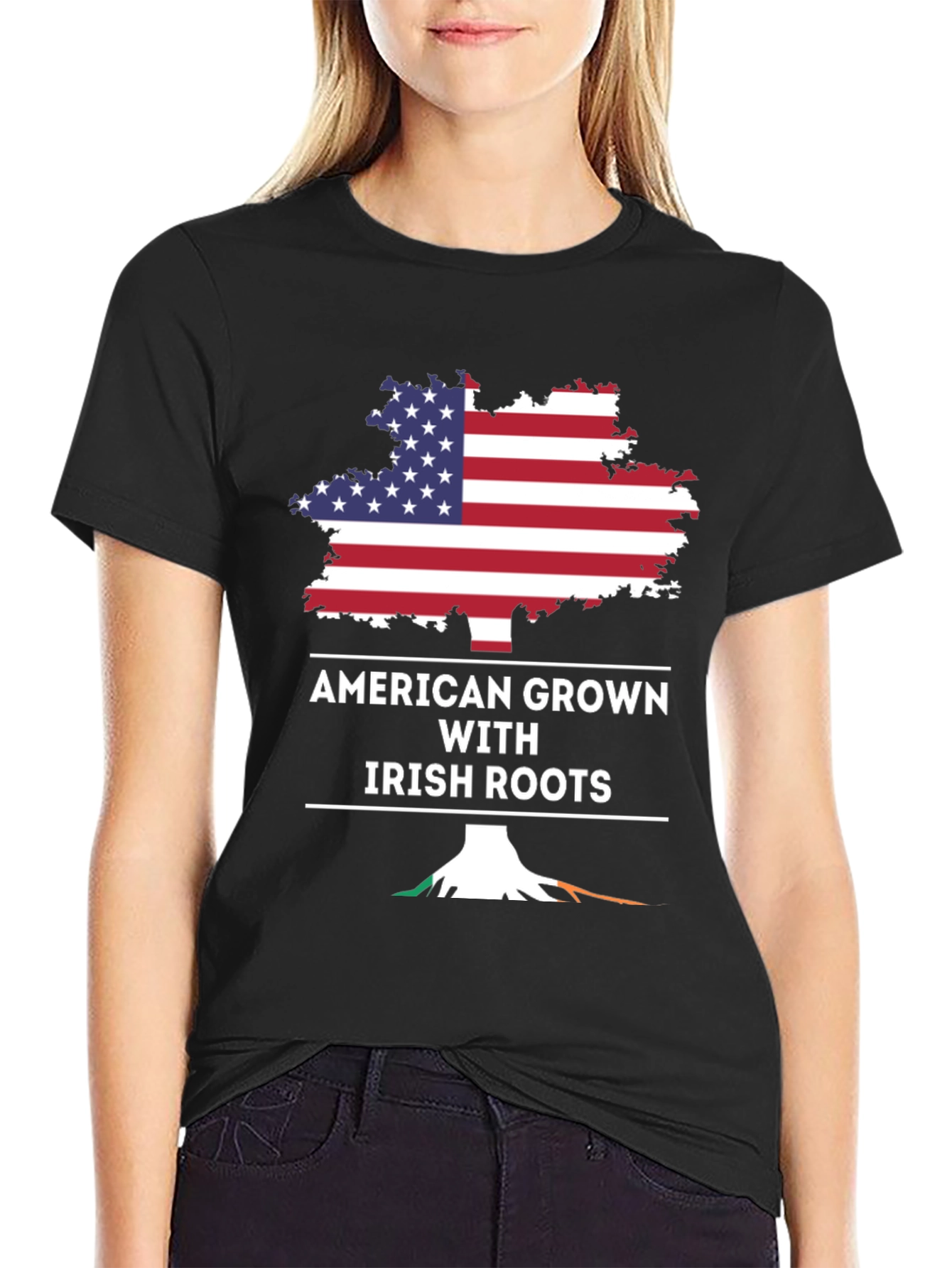 American Grown with Irish Roots T-Shirt