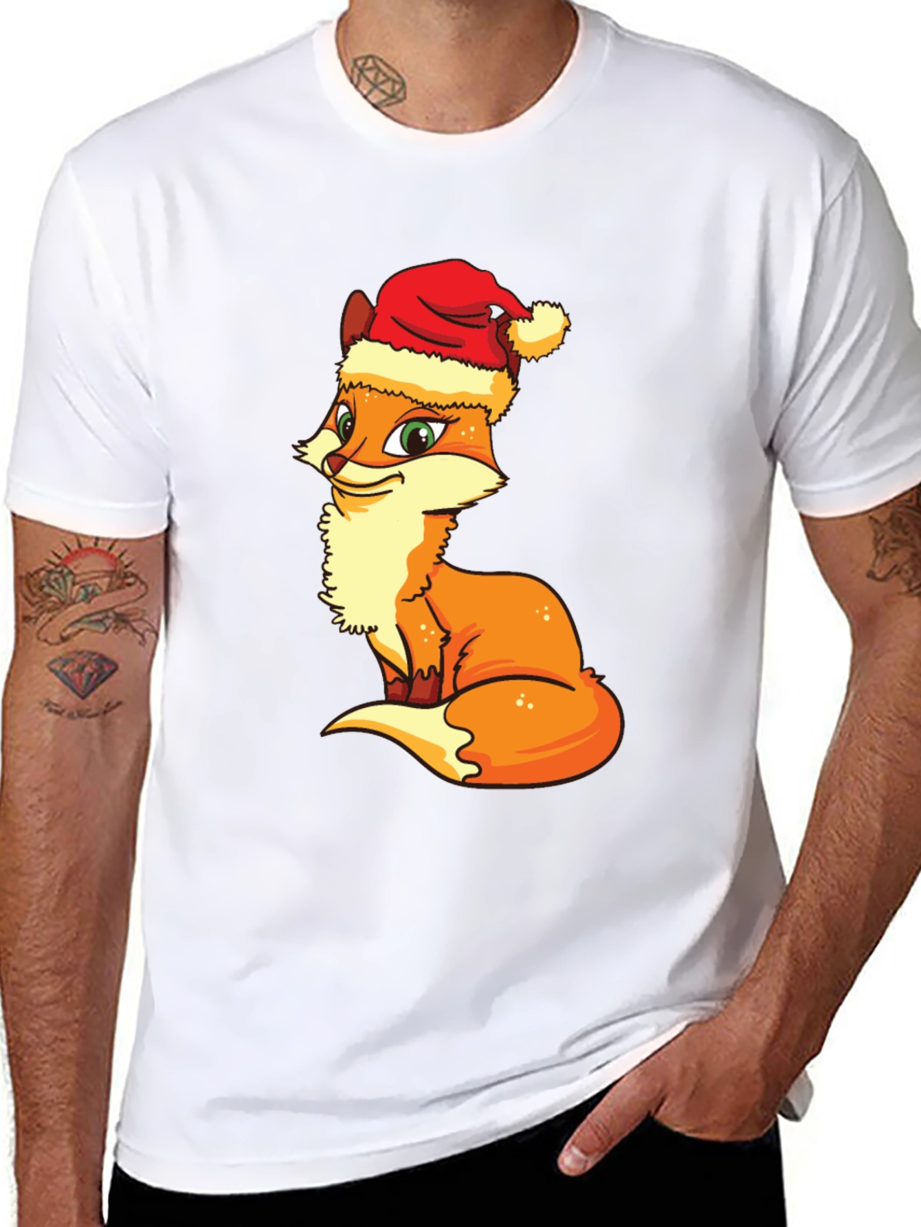 Festive Fox T-Shirt - Holiday Edition