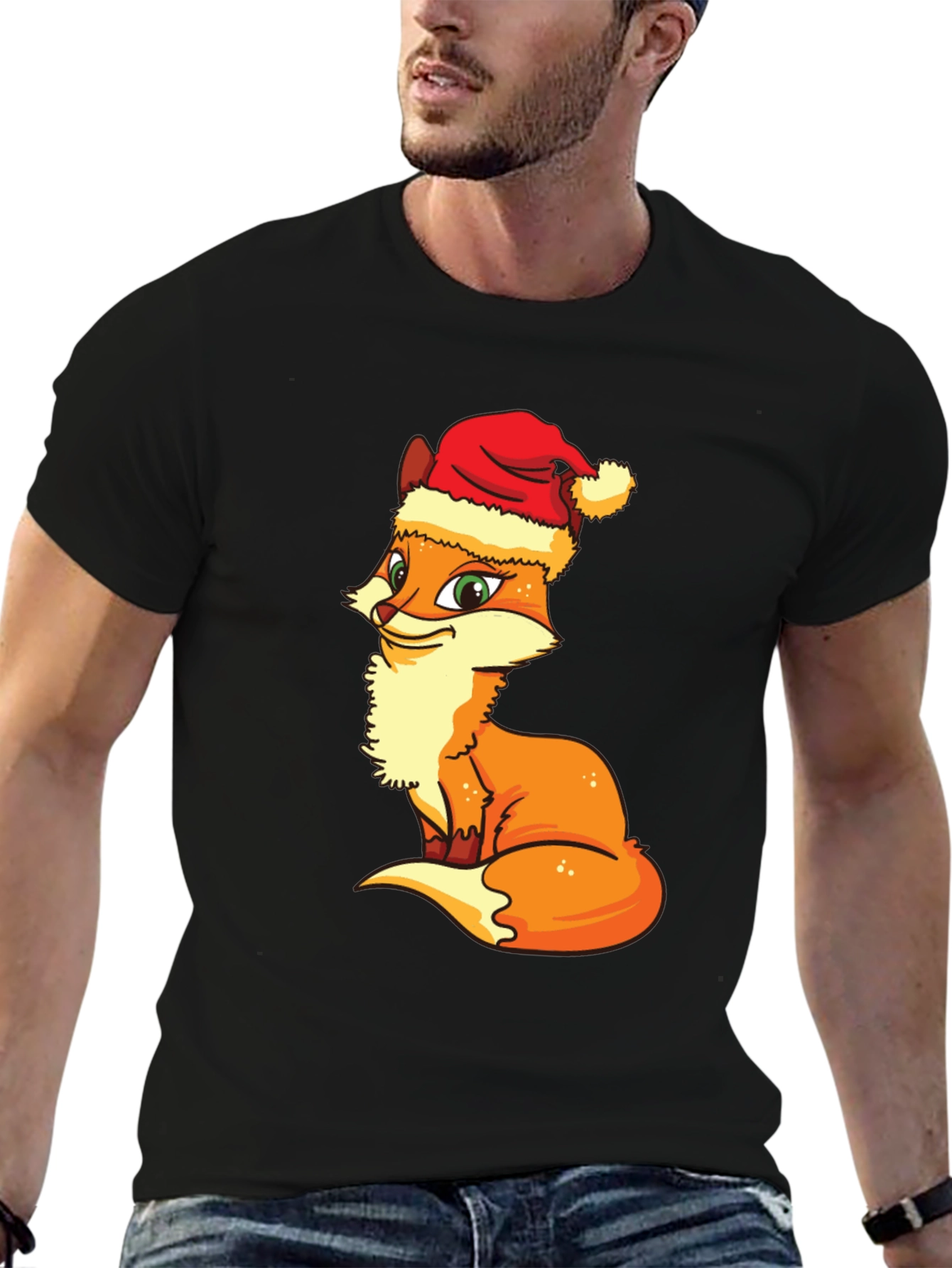 Festive Fox T-Shirt - Holiday Edition