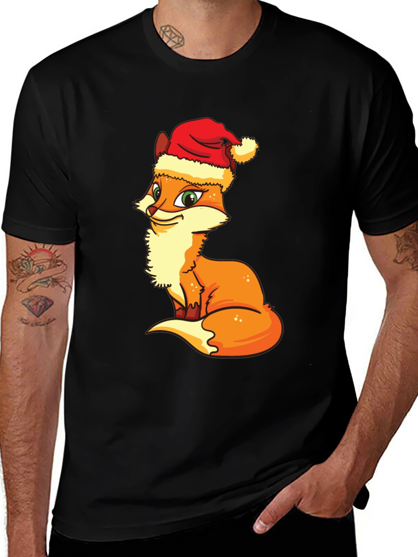 Festive Fox T-Shirt - Holiday Edition