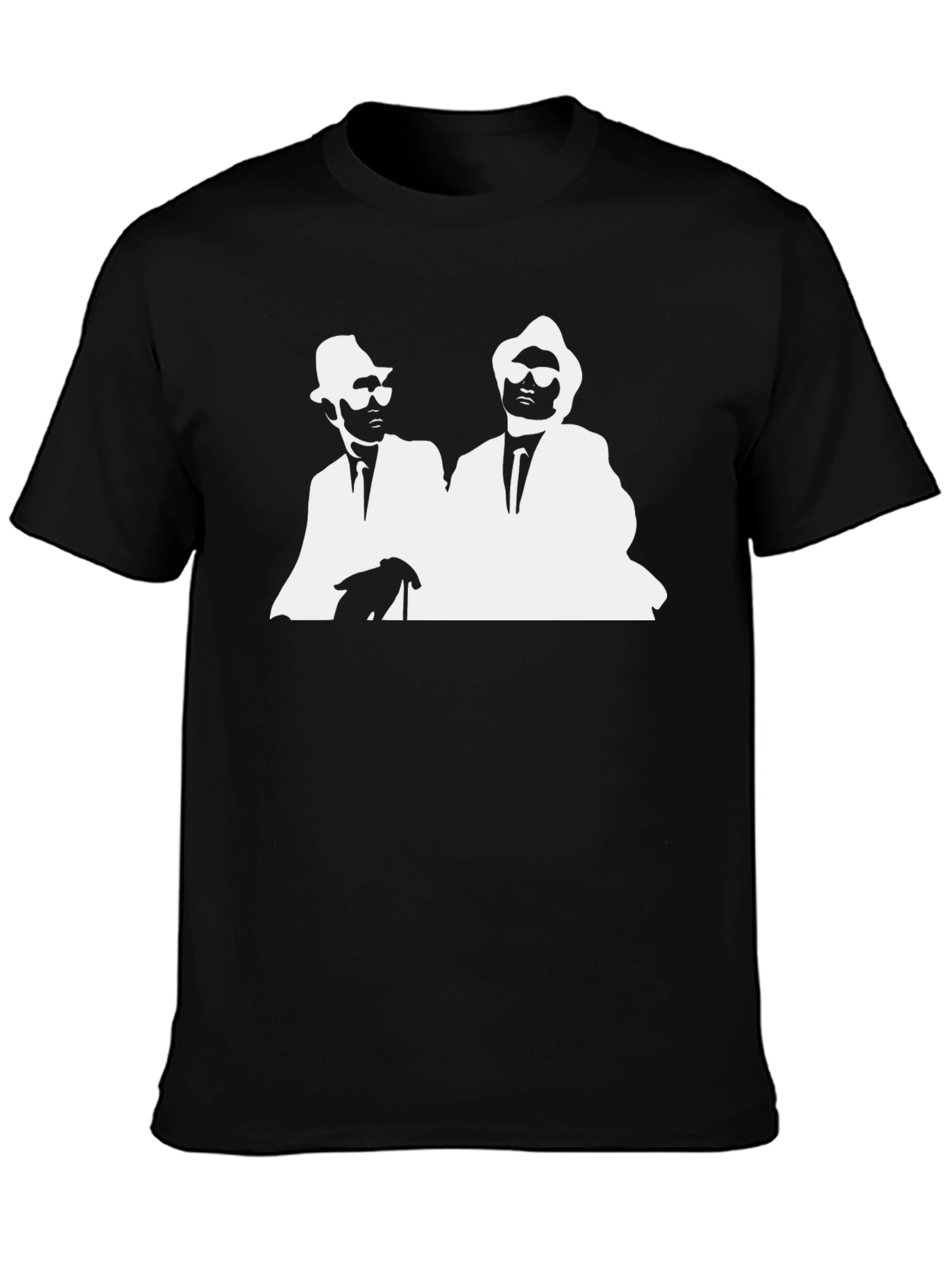 Cool Blues Brothers Graphic Black Tee