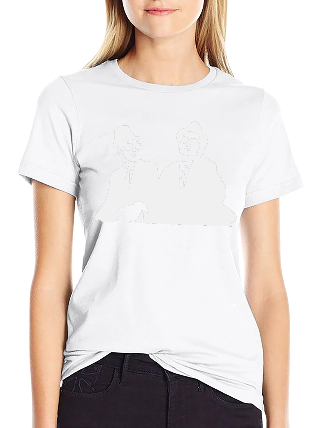 Cool Blues Brothers Graphic Black Tee