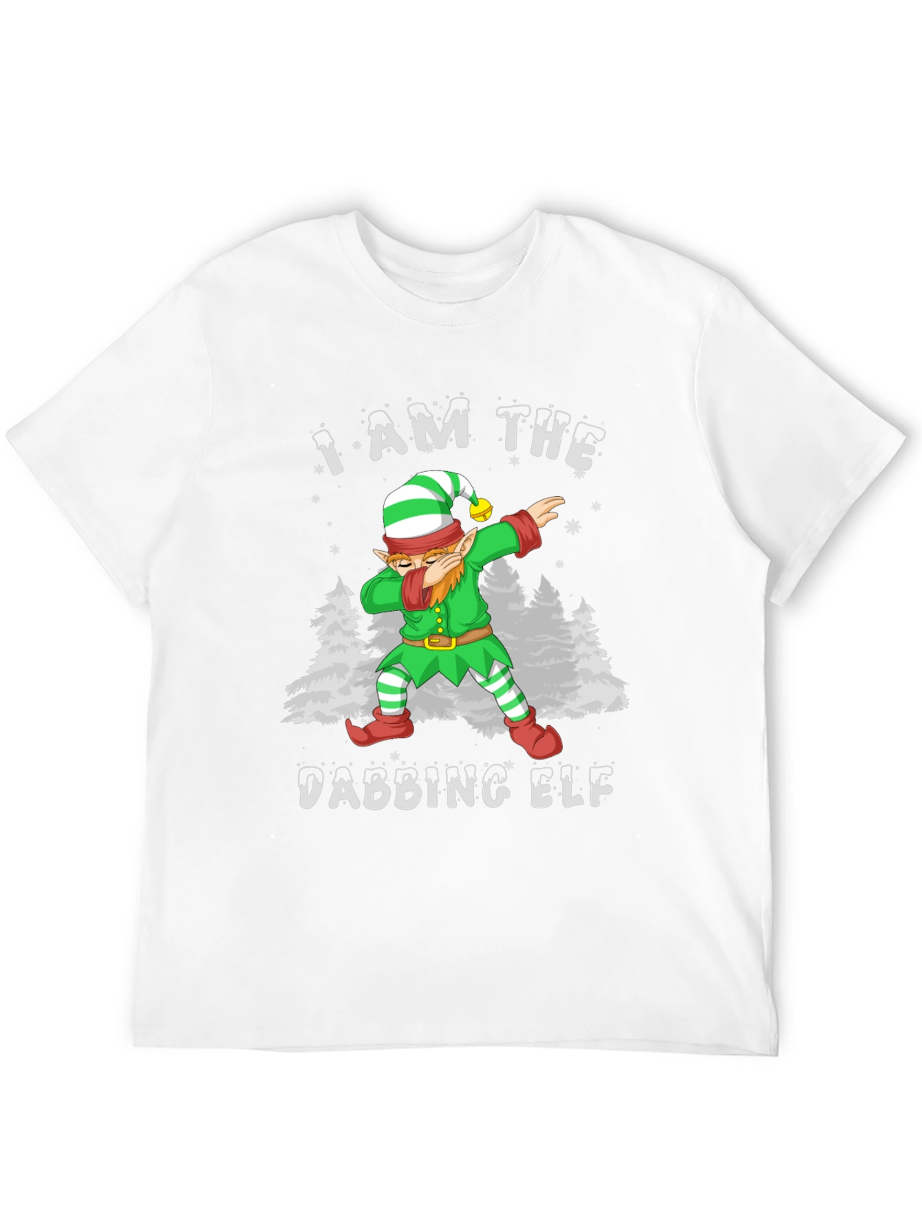 Dabbing Elf Christmas T-Shirt - Holiday Humor