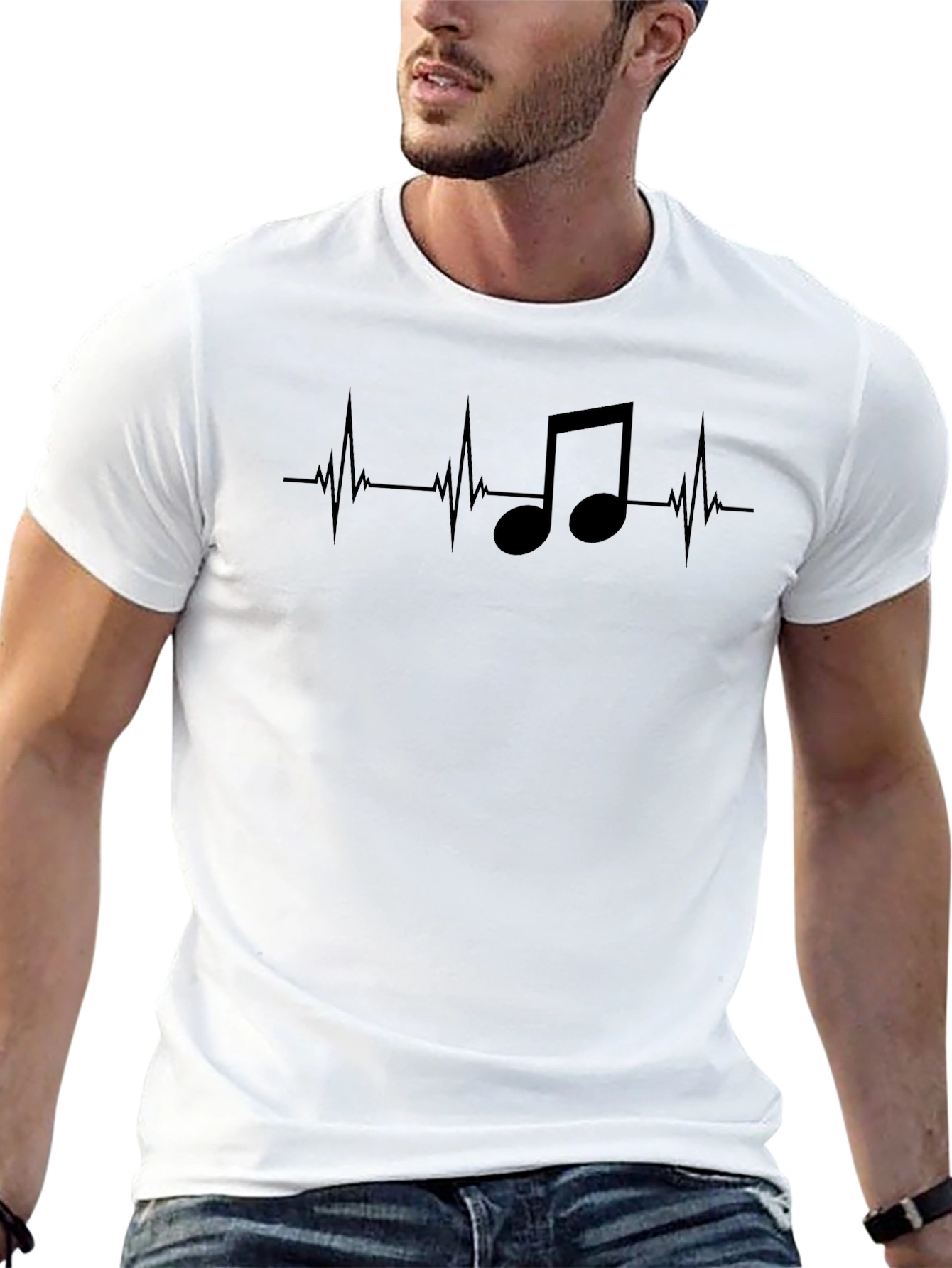 Music Lovers Heartbeat T-Shirt