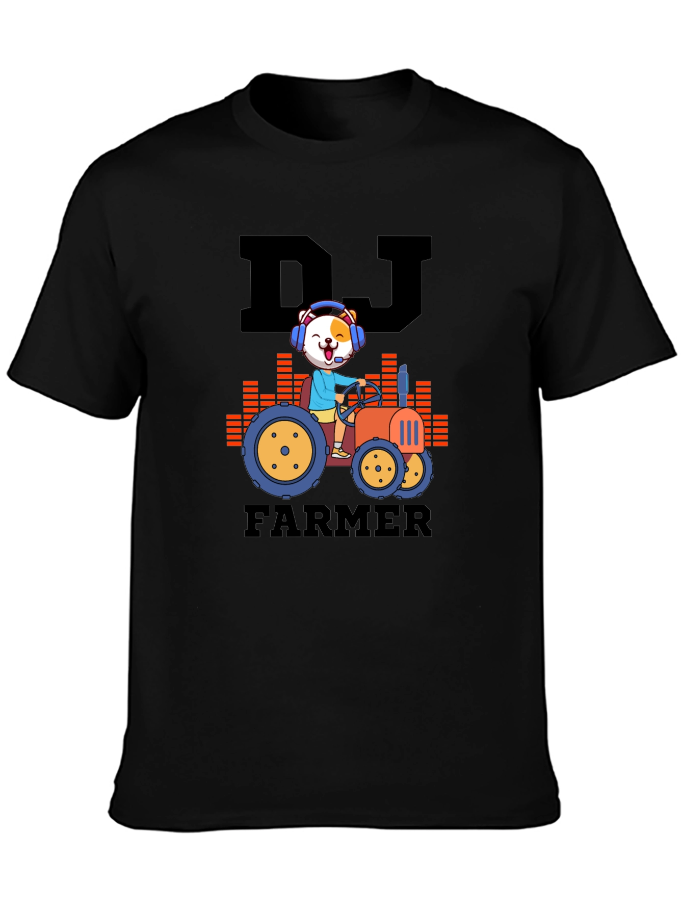 DJ Farmer Black Graphic Tee