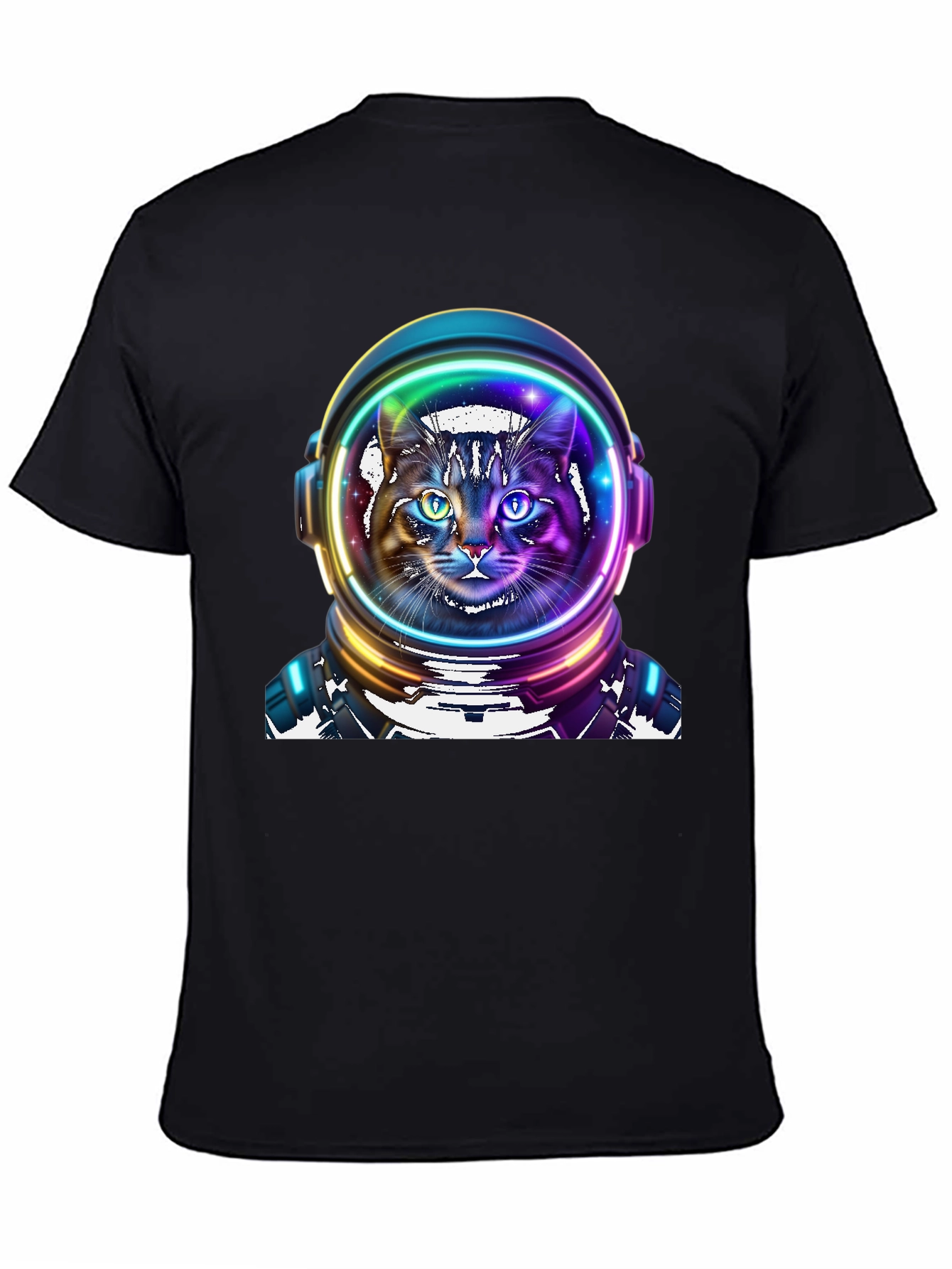 Astronaut Cat Graphic Tee - Space Kitty T-Shirt