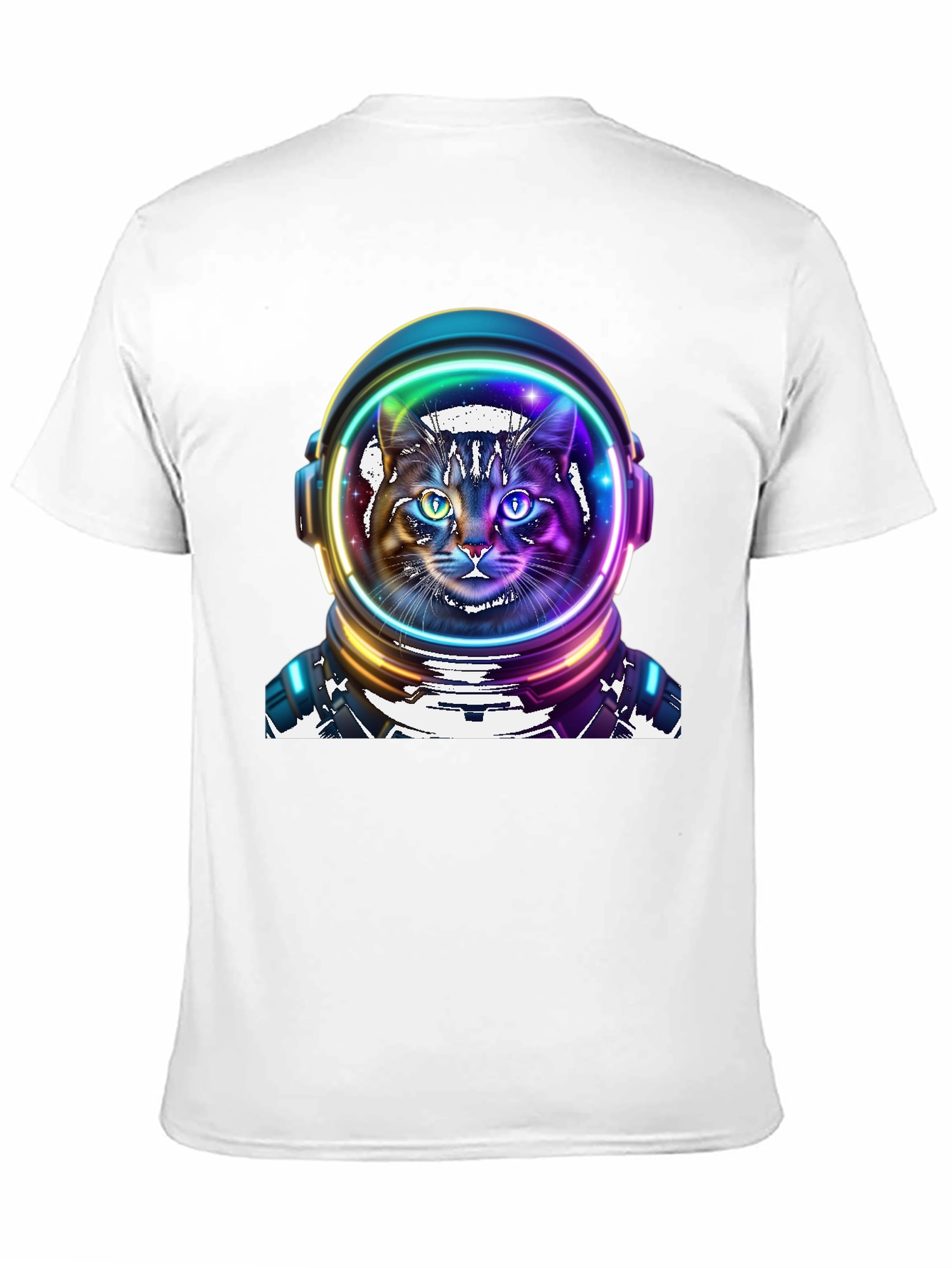 Astronaut Cat Graphic Tee - Space Kitty T-Shirt
