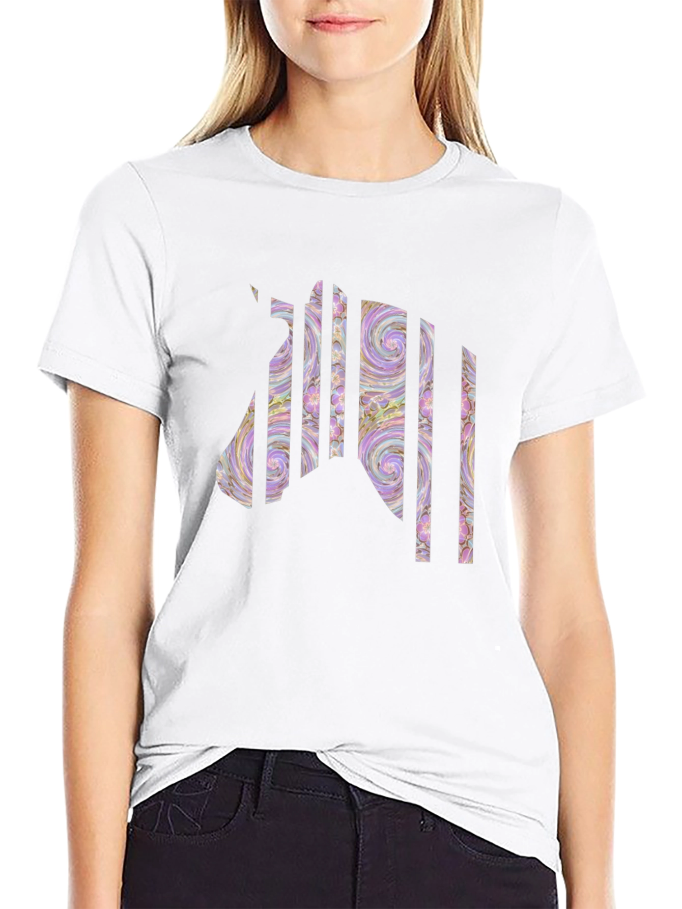 Abstract Zebra T-Shirt: Unique Graphic Tee