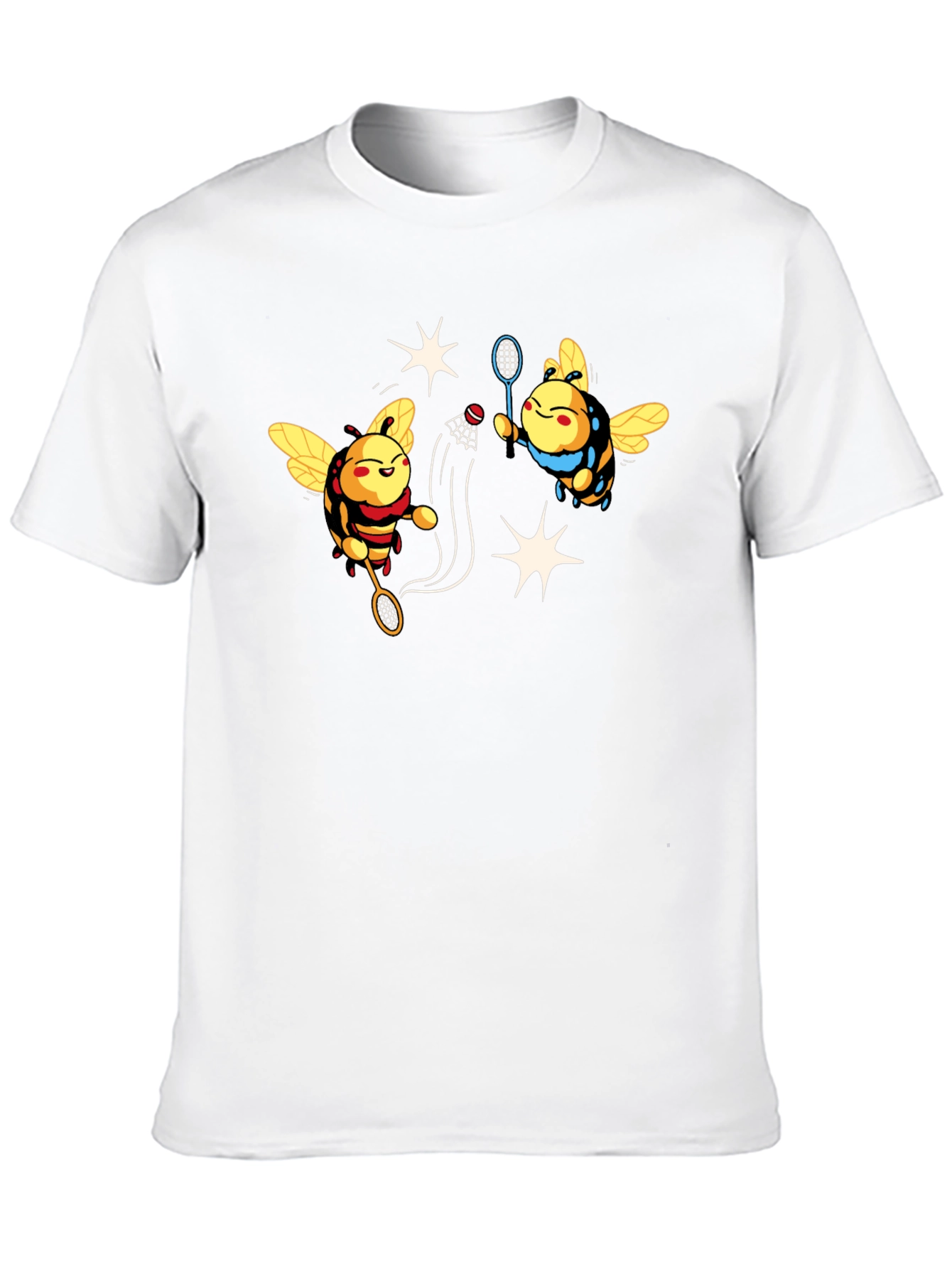 Badminton Bees Graphic T-Shirt
