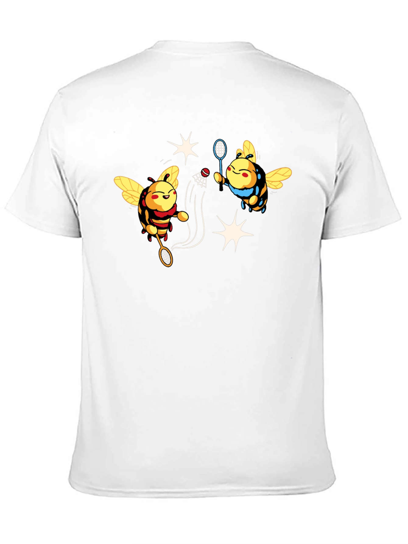 Badminton Bees Graphic T-Shirt