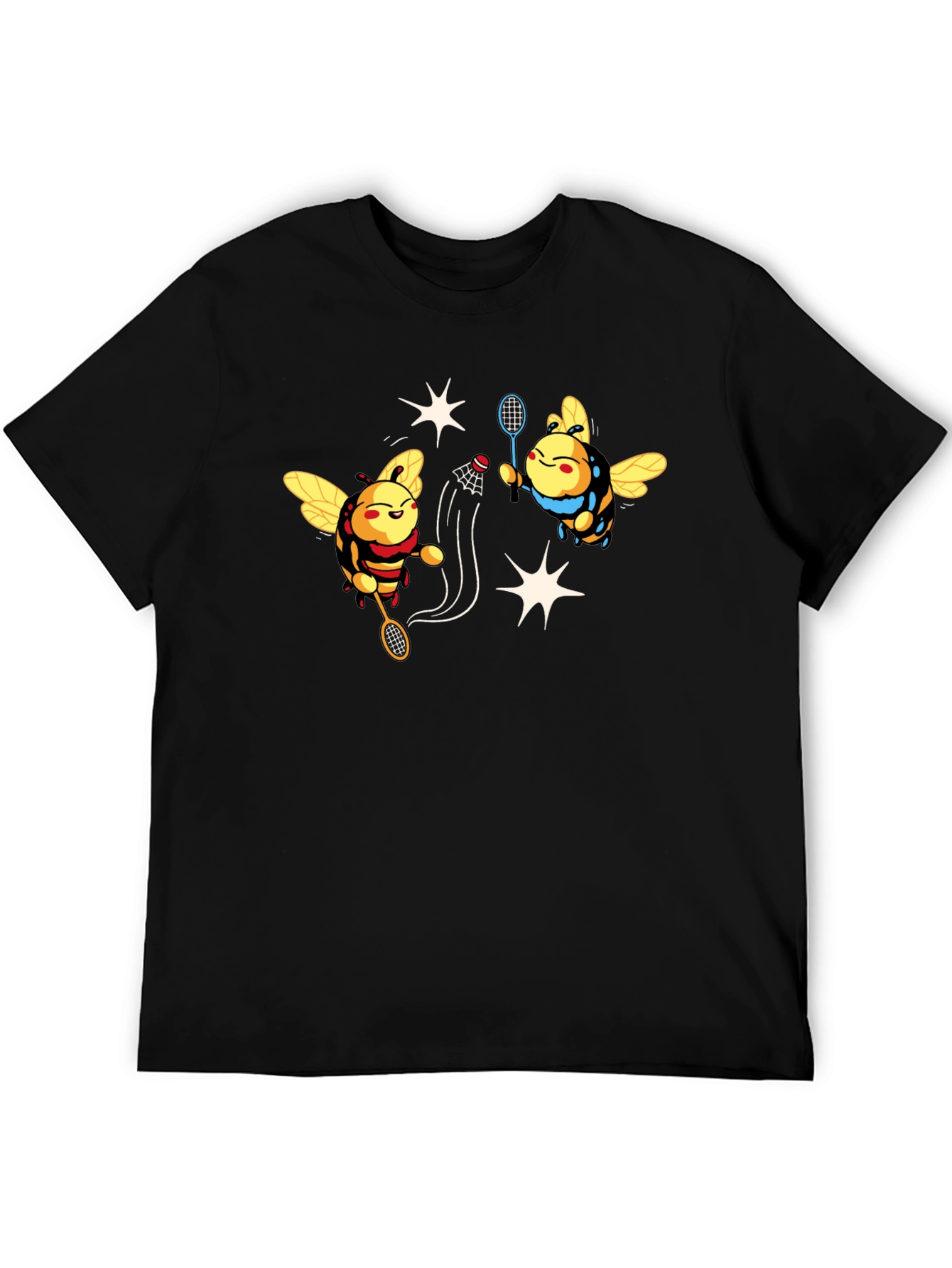 Badminton Bees Graphic T-Shirt