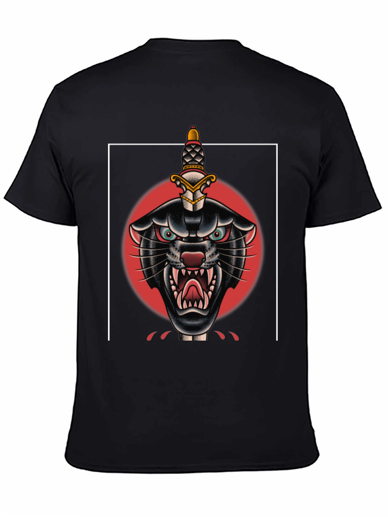 Black Panther Dagger Graphic Tee