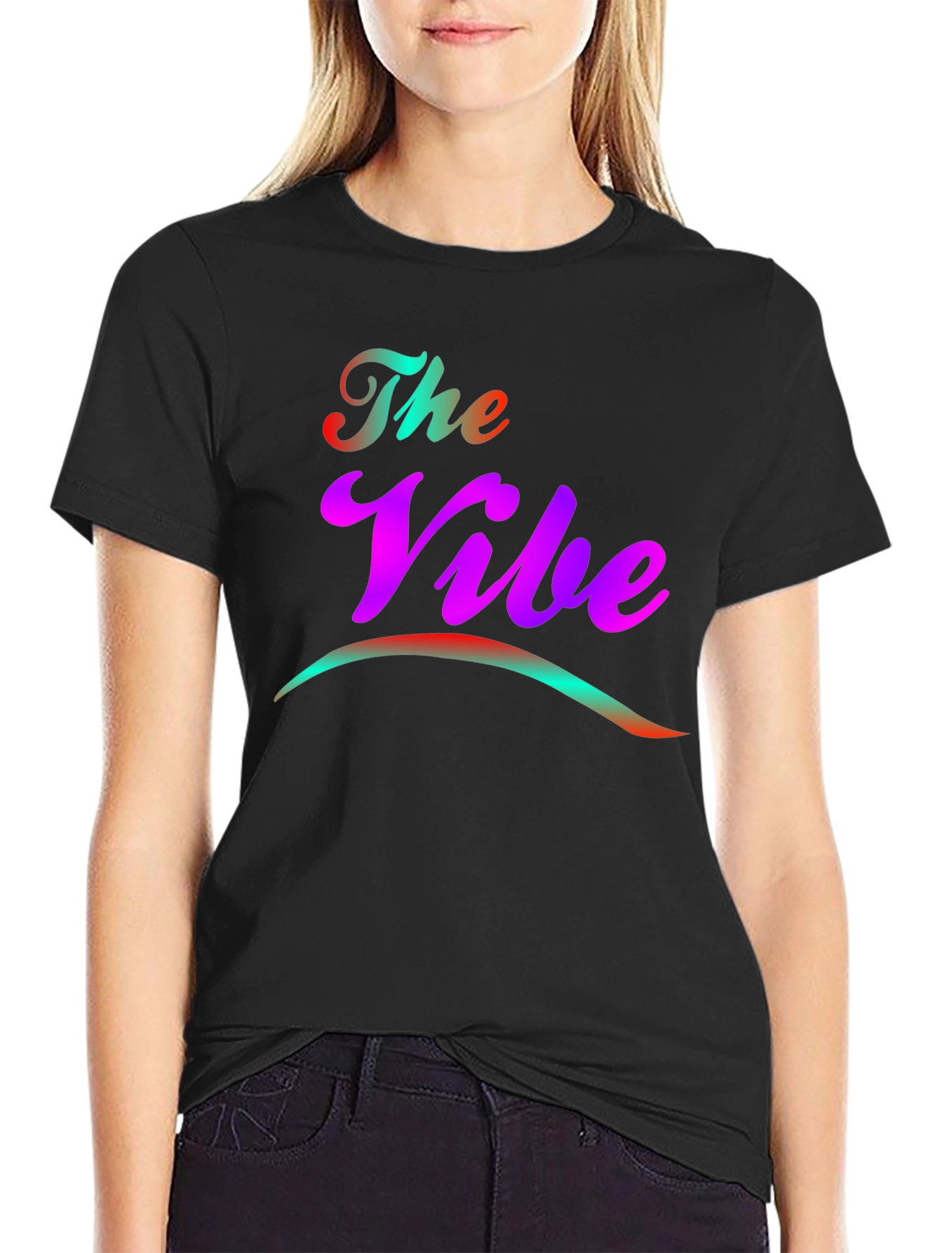 The Vibe T-Shirt - Funky Gradient Design