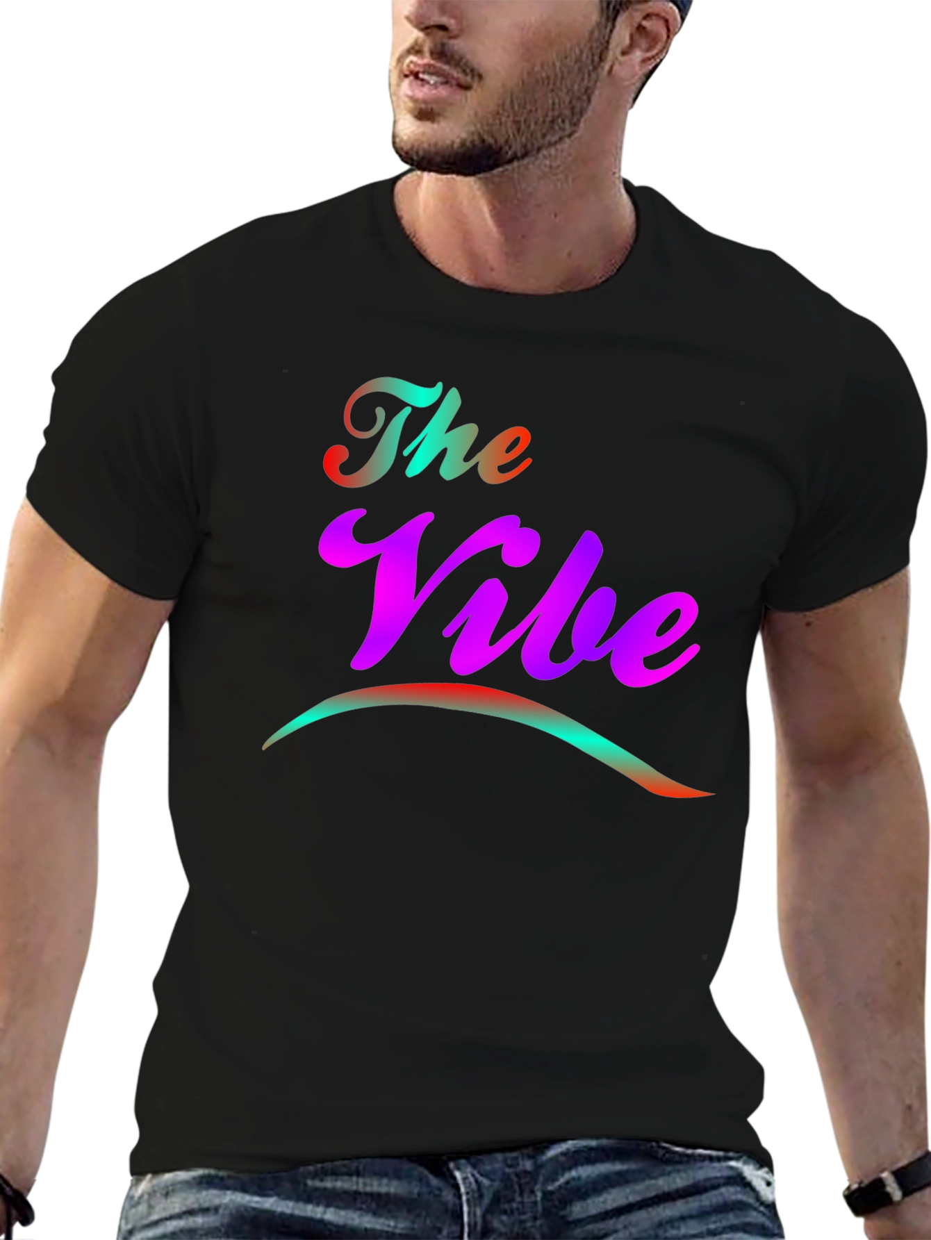 The Vibe T-Shirt - Funky Gradient Design